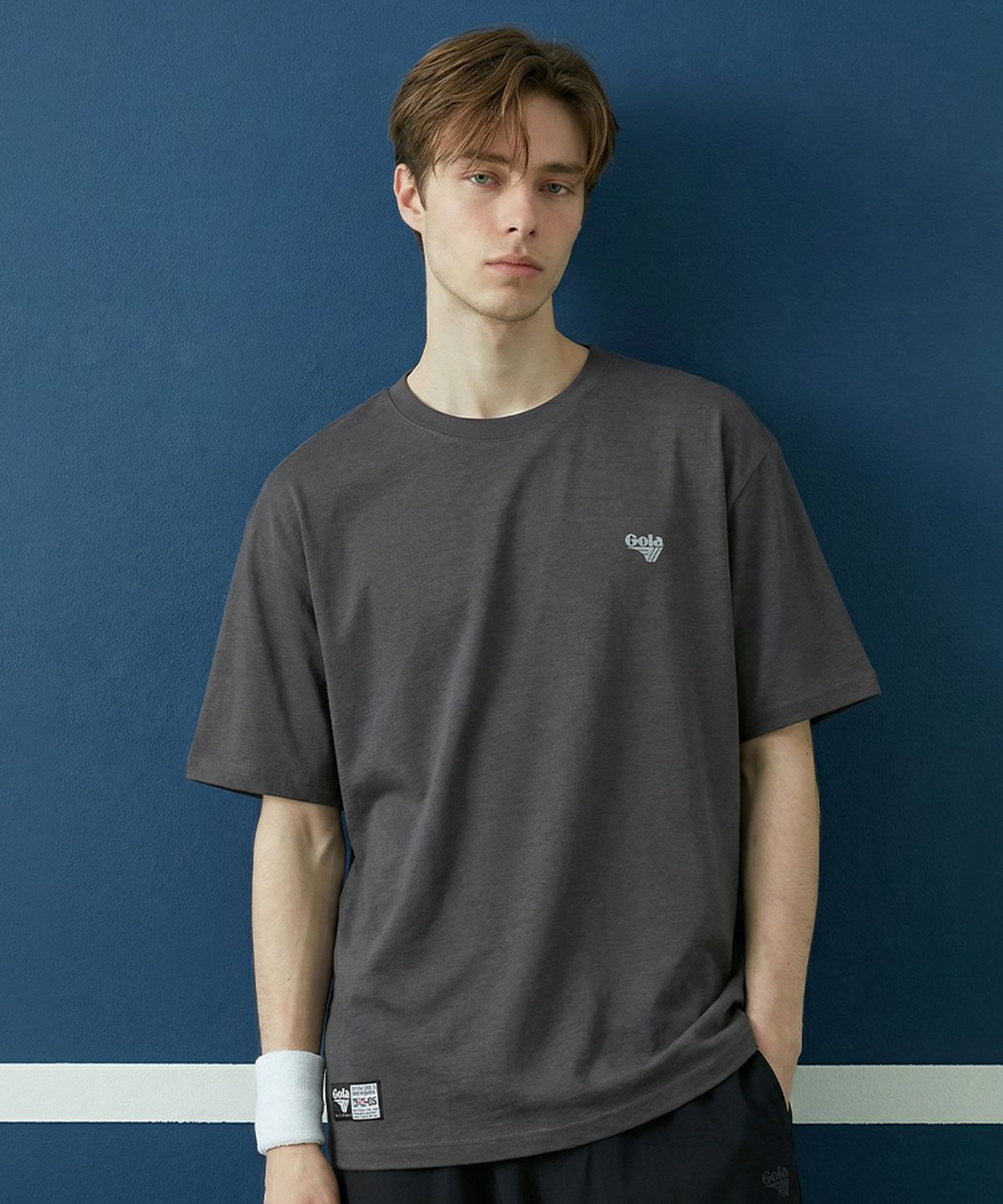 골라(GOLA) AIR T-SHIRT [CHARCOAL]
