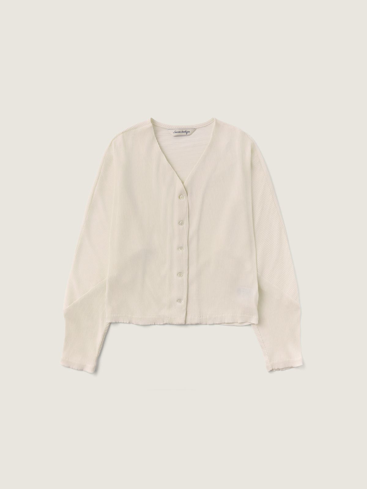 시엔느(SIENNE) Kali Pleats Cardigan (Cream)
