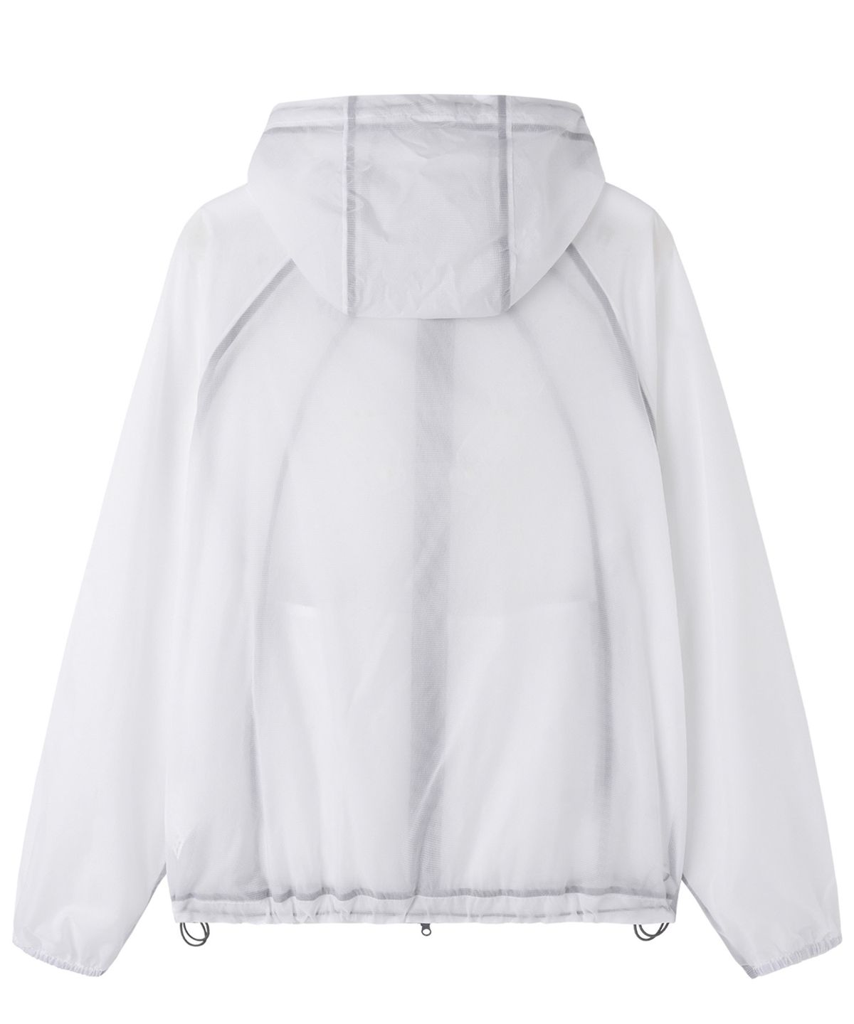 오픈야드(오와이)(OPENYARD(OY)) CURVED SHEER WINDBREAKER - WHITE