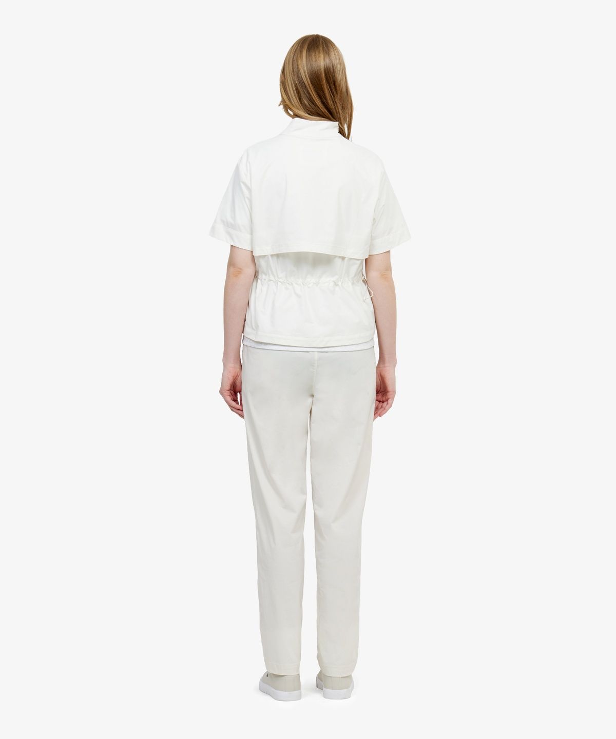 라코스테(LACOSTE) 여성 스트레치 우븐 셋업 테이퍼드 핏 팬츠 XF234E-56G S7G