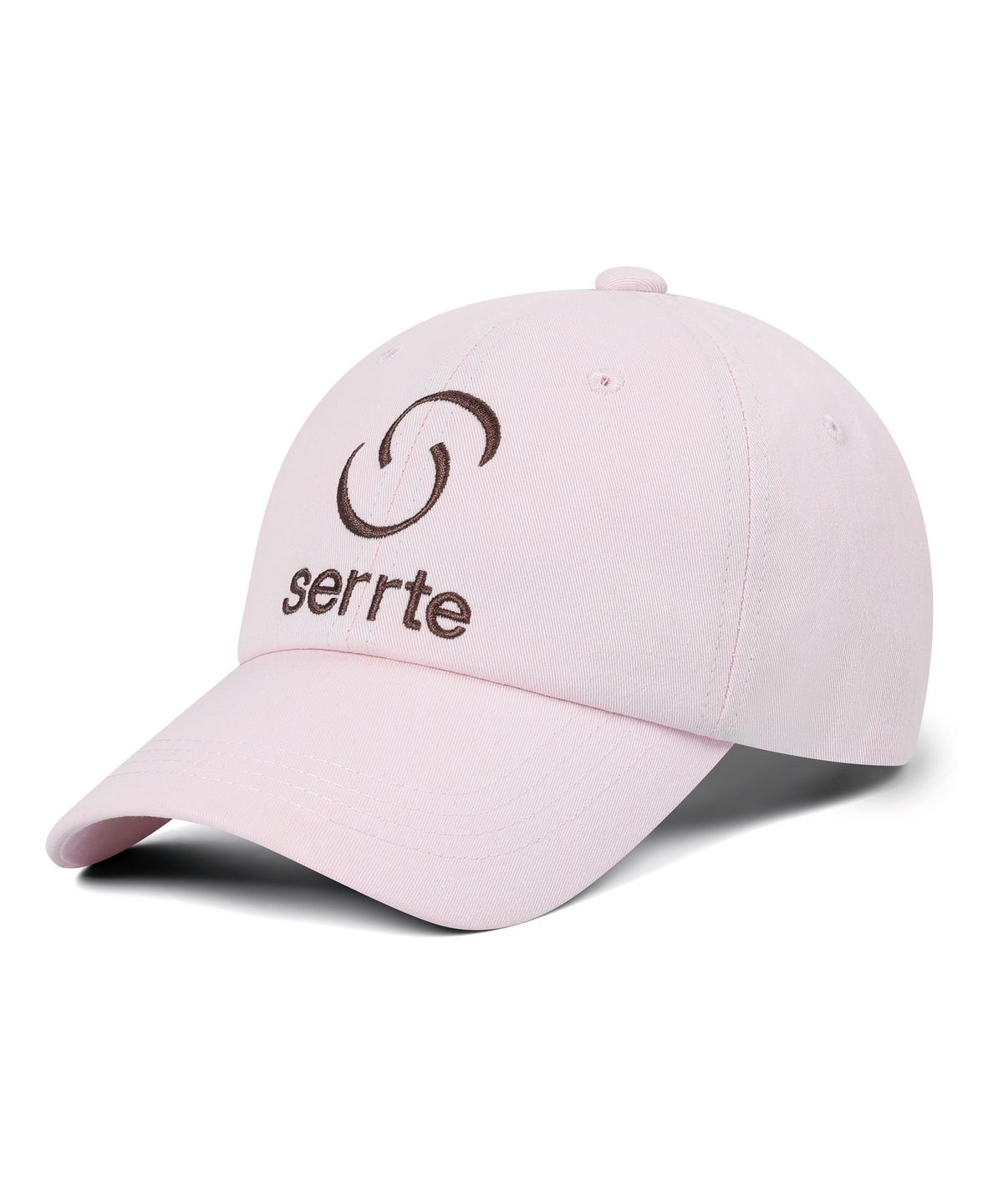 세르테(SERRTE) 베이직 로고 볼캡 남녀공용 베이비 핑크