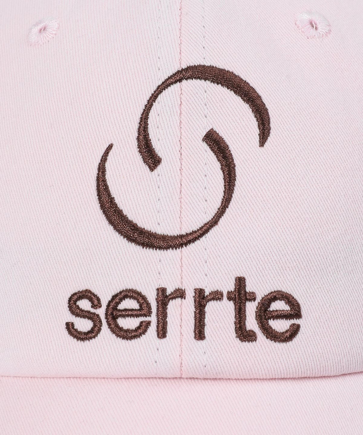 세르테(SERRTE) 베이직 로고 볼캡 남녀공용 베이비 핑크