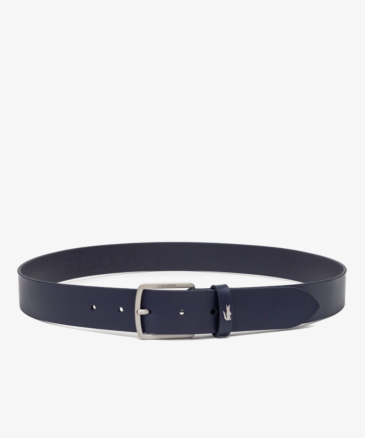 라코스테(LACOSTE) 남성 엘레강스 35MM 실버크록 가죽벨트 RC4082M56G 021