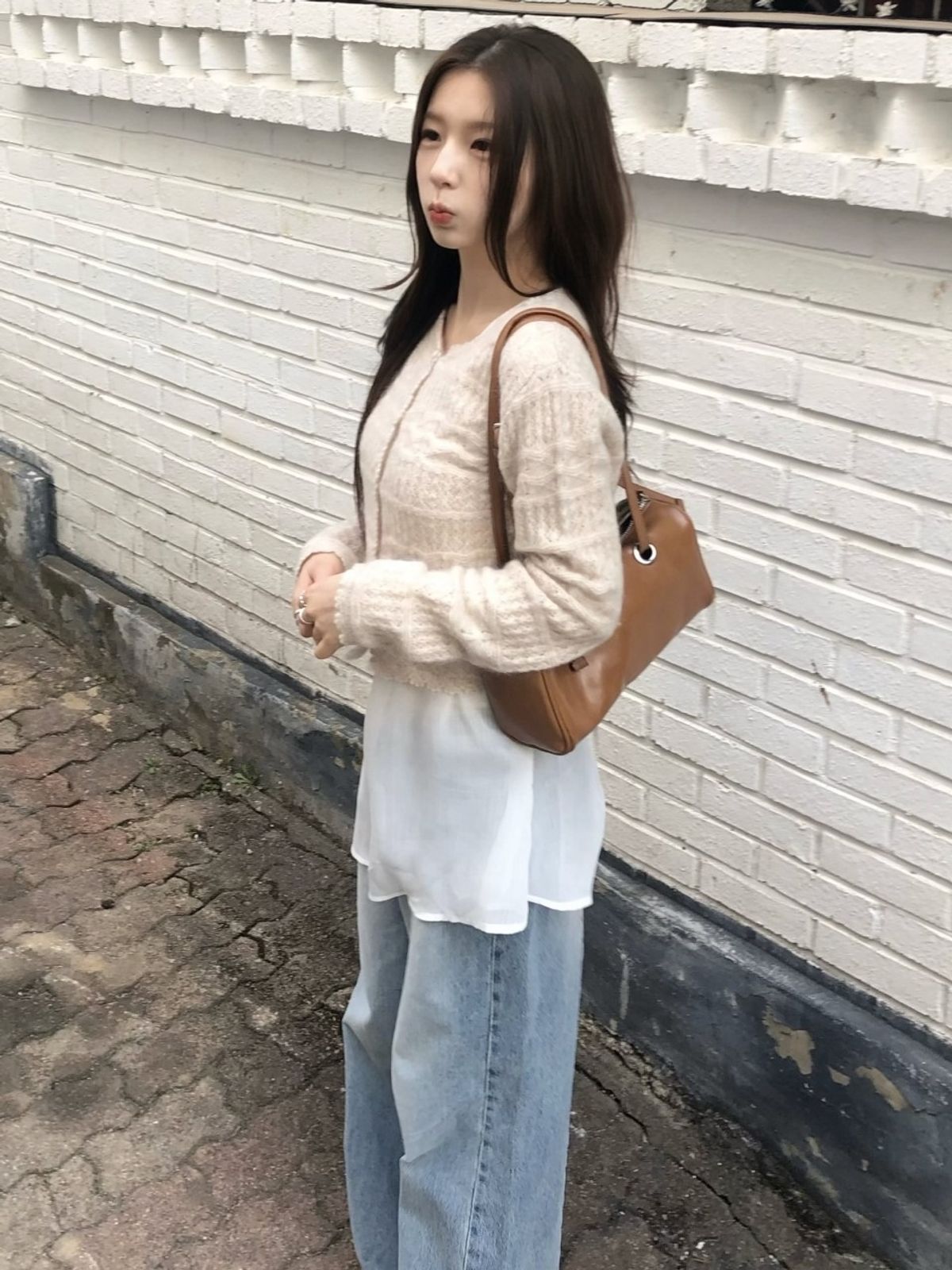 르니나(LENINA) DALENA scasi mohair knit cardigan_BEIGE