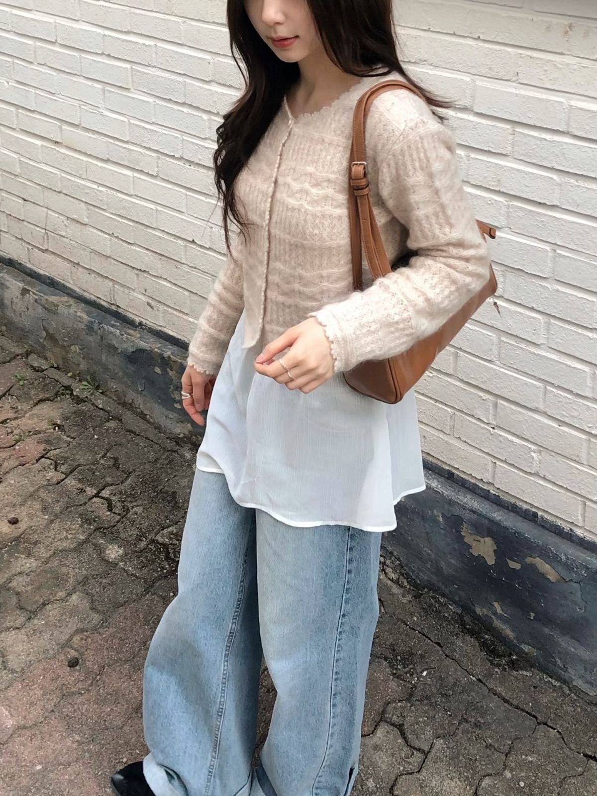 르니나(LENINA) DALENA scasi mohair knit cardigan_BEIGE