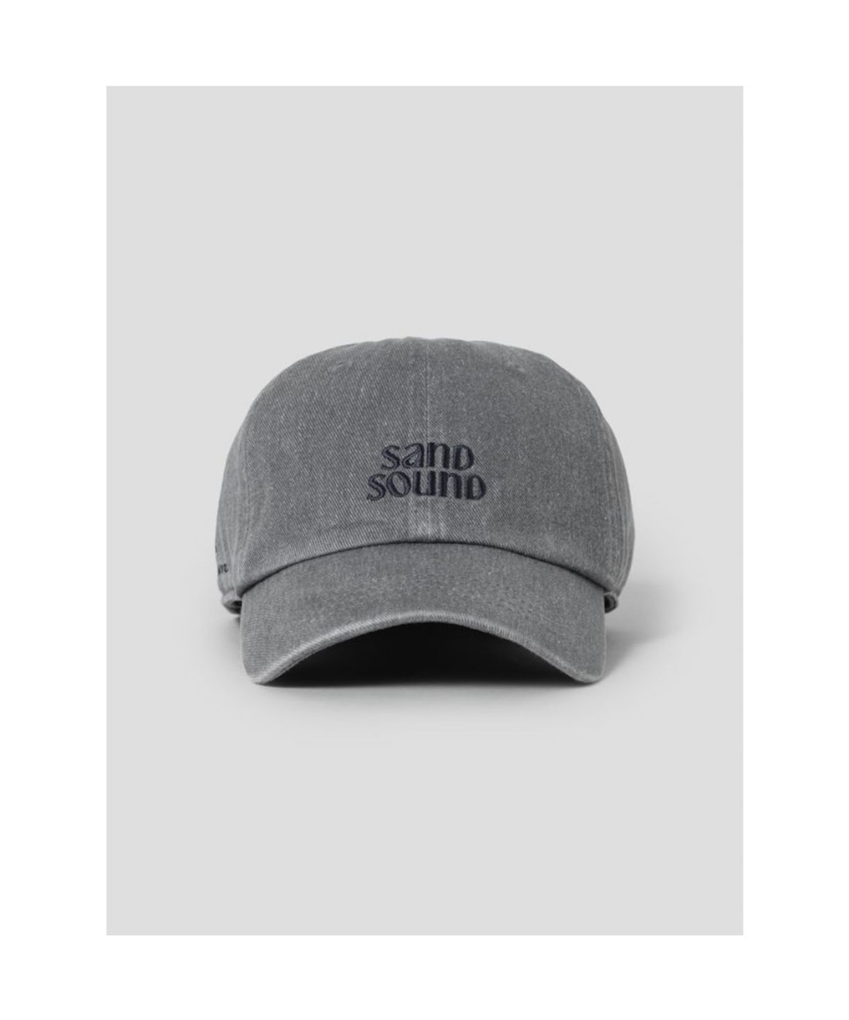 샌드 사운드(SAND SOUND) (UNISEX) 스몰로고 볼캡  그레이