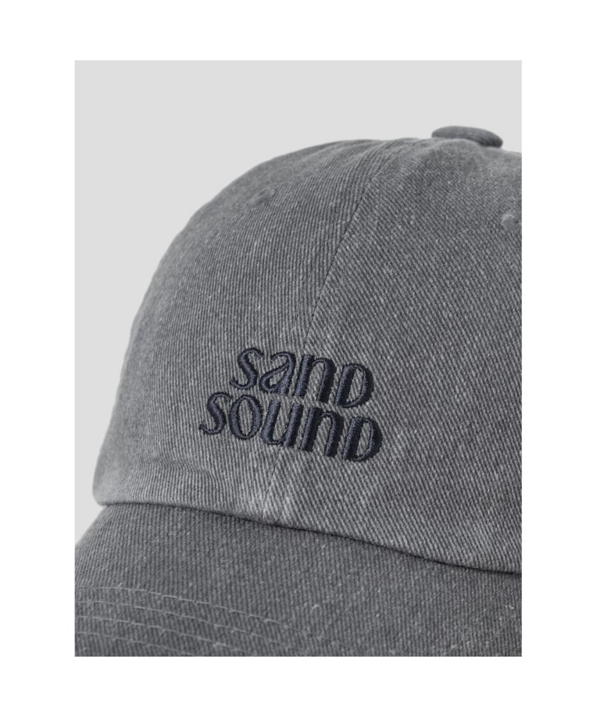 샌드 사운드(SAND SOUND) (UNISEX) 스몰로고 볼캡  그레이