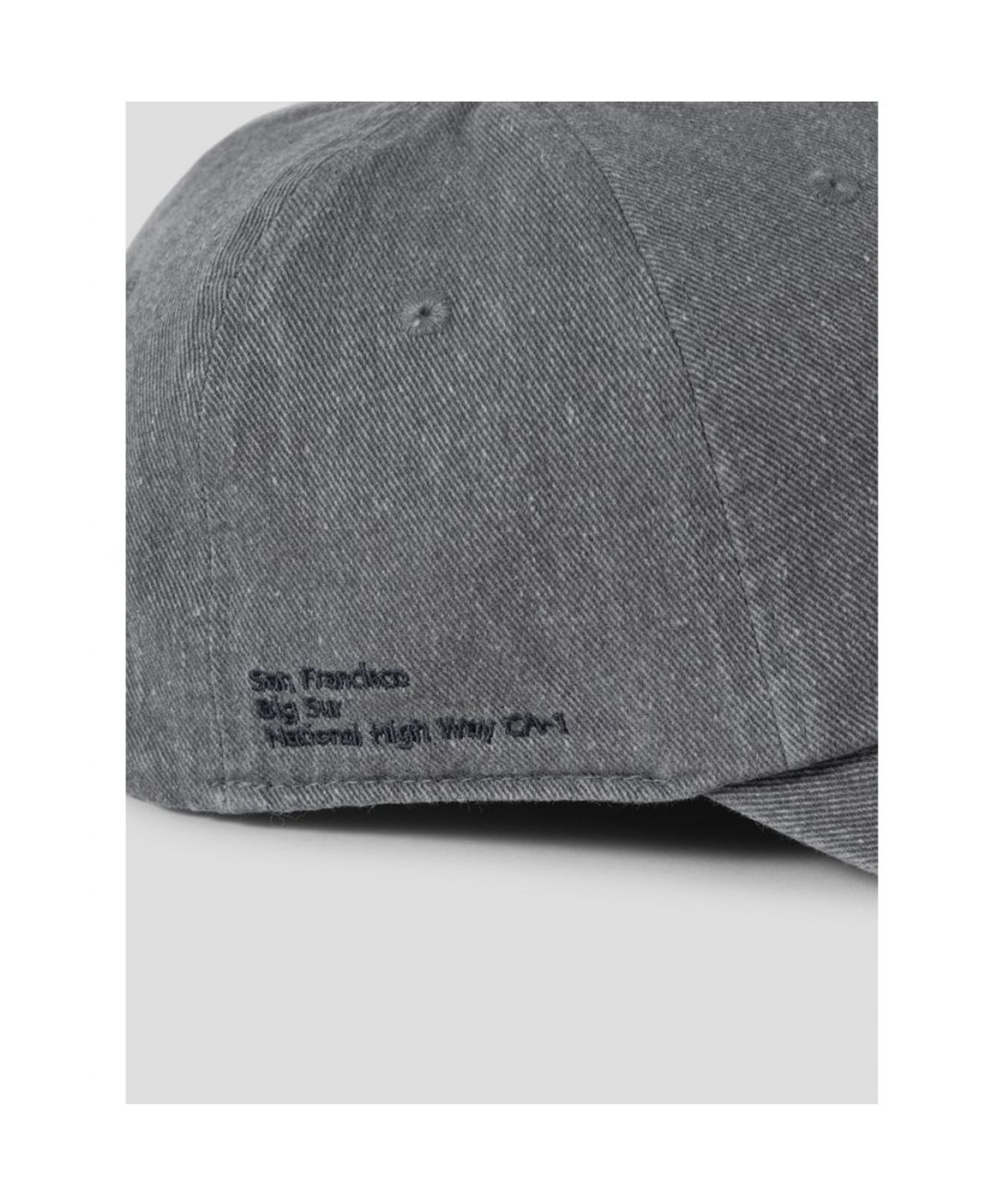 샌드 사운드(SAND SOUND) (UNISEX) 스몰로고 볼캡  그레이