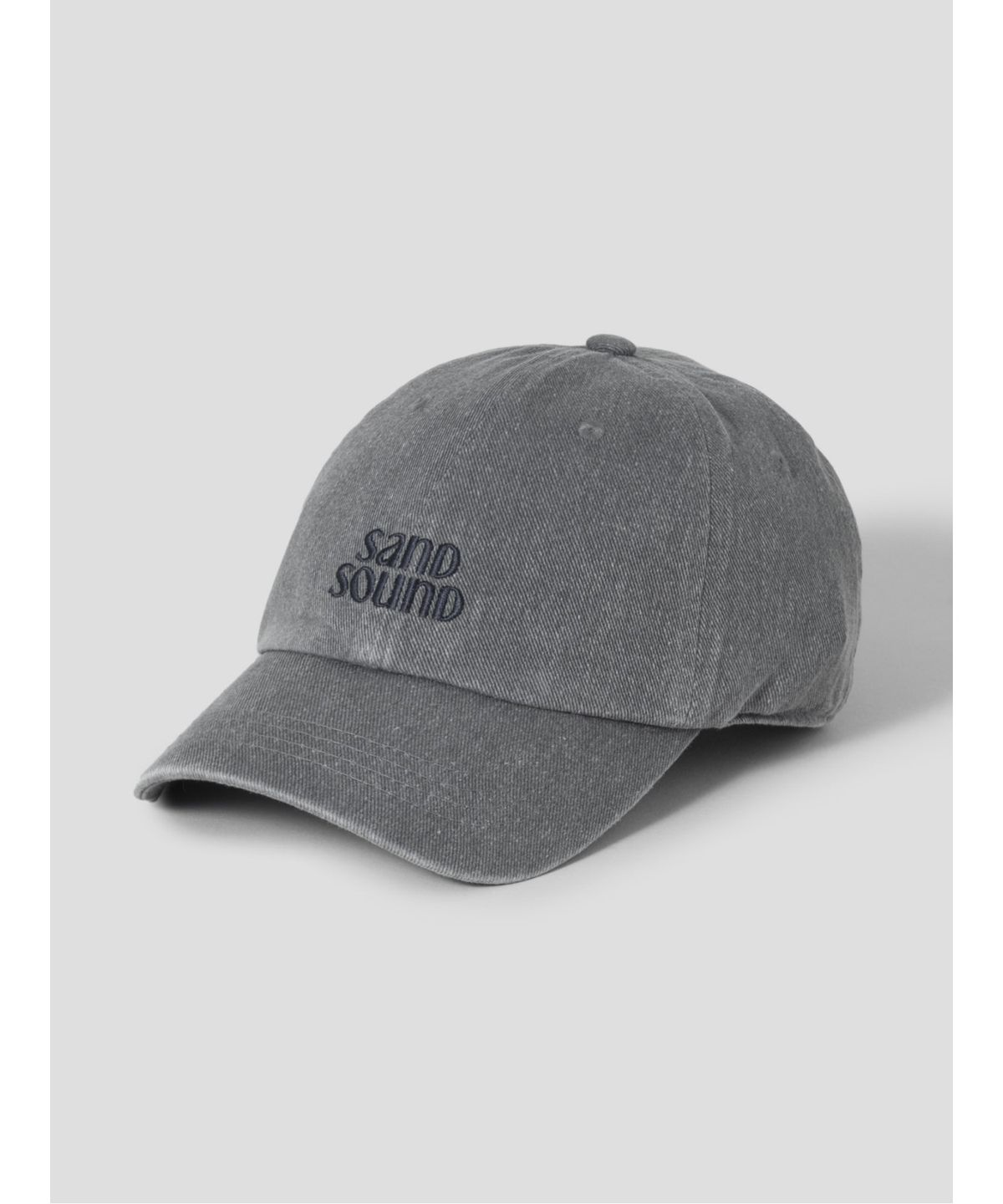 샌드 사운드(SAND SOUND) (UNISEX) 스몰로고 볼캡  그레이