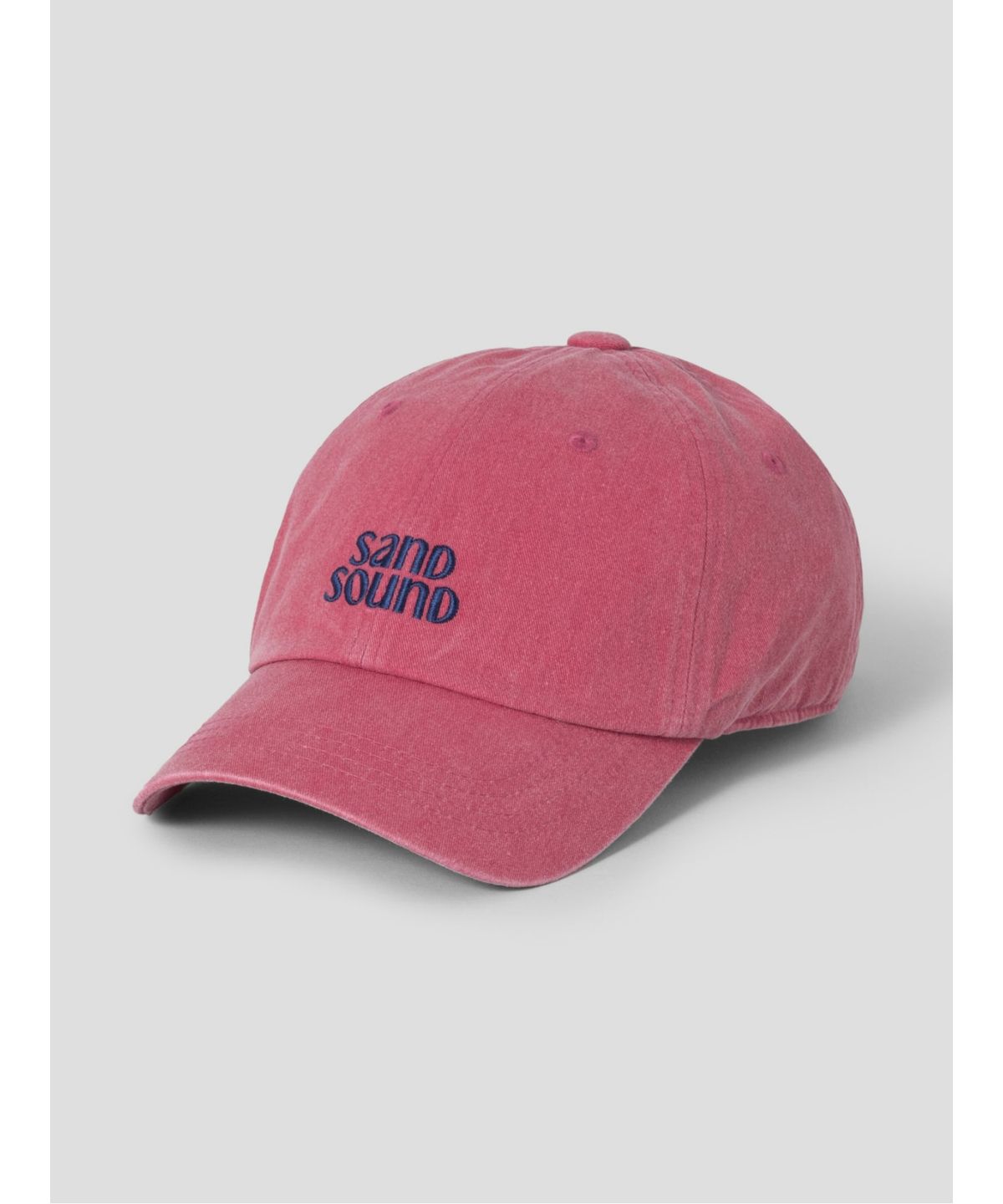 샌드 사운드(SAND SOUND) (UNISEX) 스몰로고 볼캡  레드