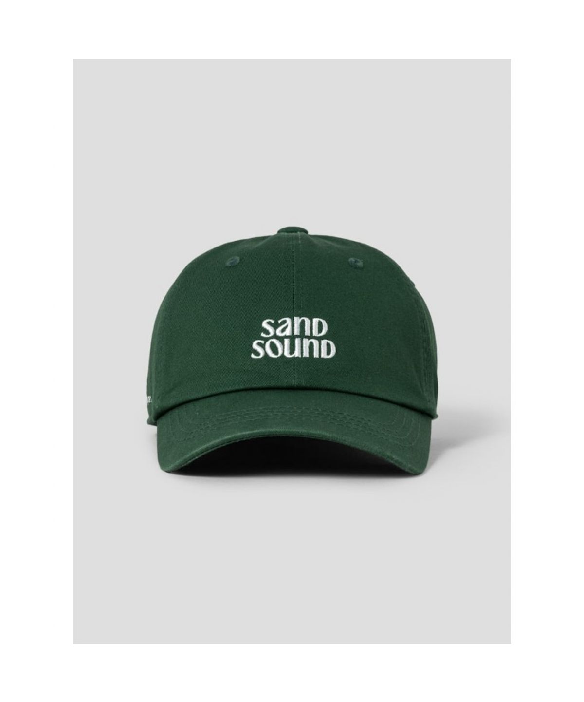 샌드 사운드(SAND SOUND) (UNISEX) 스몰로고 볼캡  그린