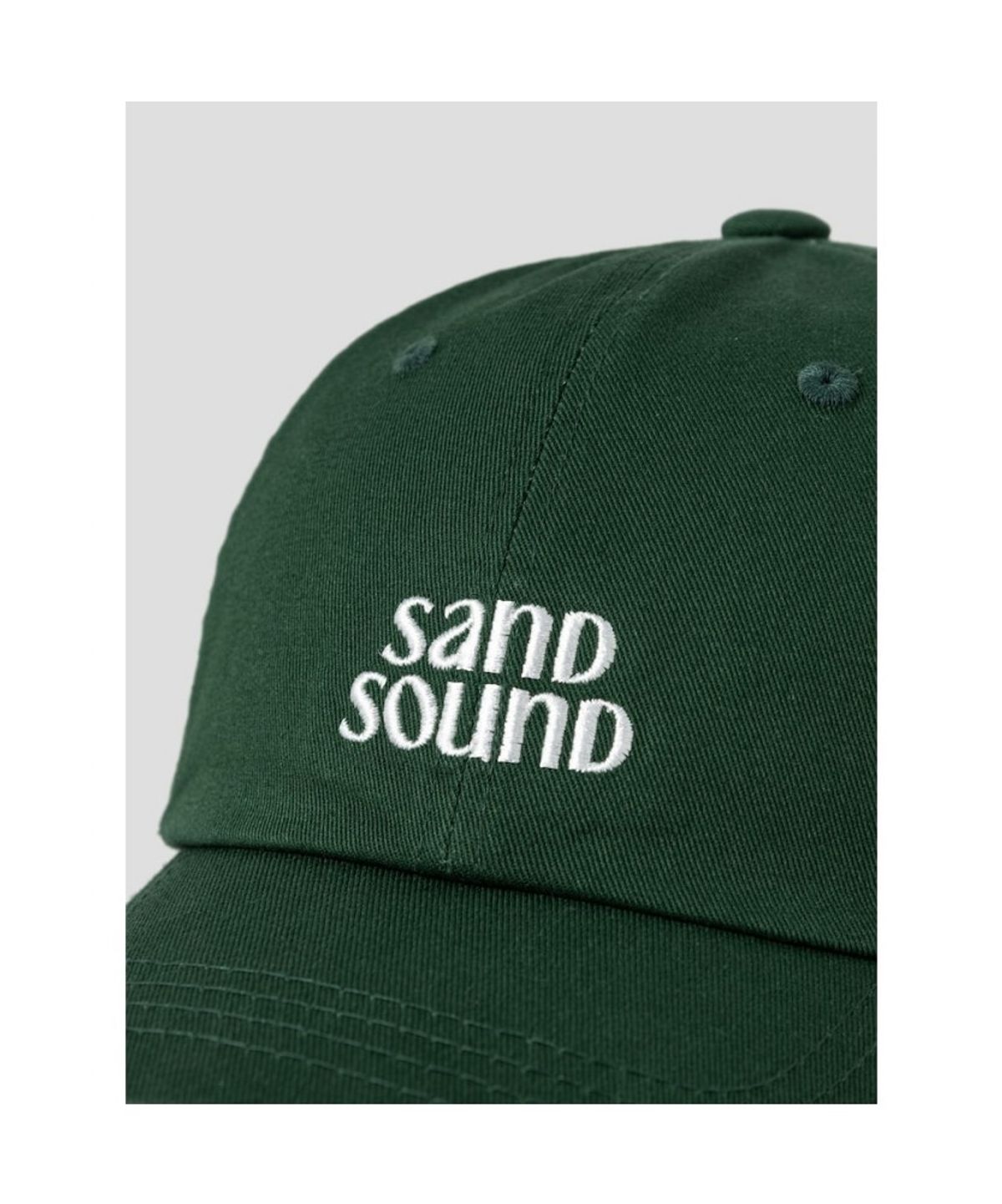샌드 사운드(SAND SOUND) (UNISEX) 스몰로고 볼캡  그린