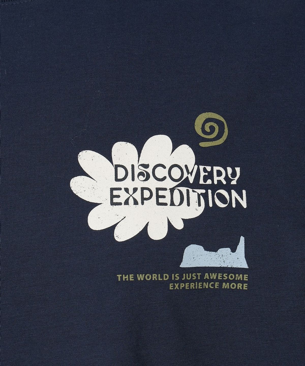디스커버리 익스페디션(DISCOVERY EXPEDITION) 여성 프레시벤트 네이처 세미크롭 반팔티셔츠 (D/NAVY)