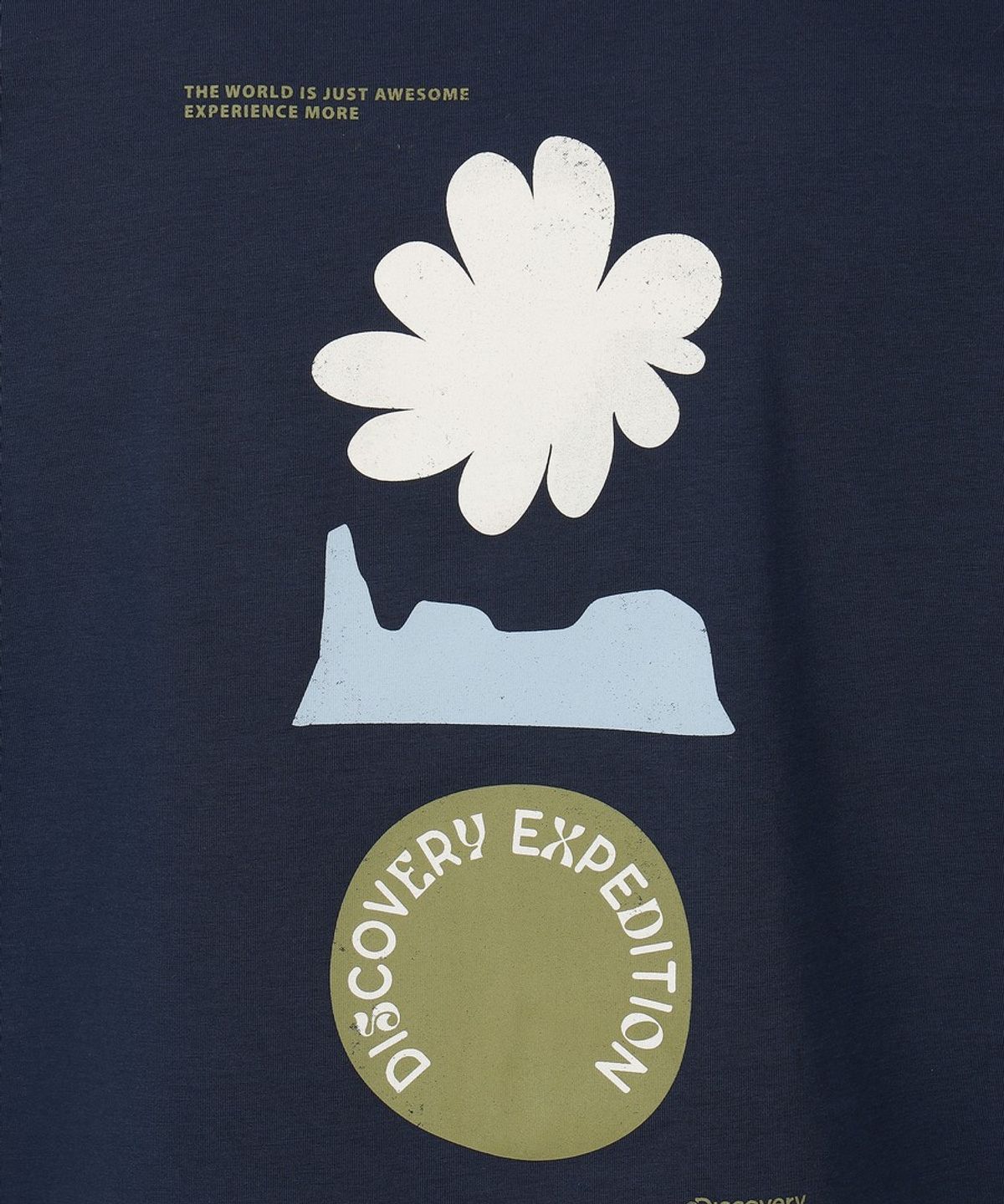 디스커버리 익스페디션(DISCOVERY EXPEDITION) 여성 프레시벤트 네이처 세미크롭 반팔티셔츠 (D/NAVY)