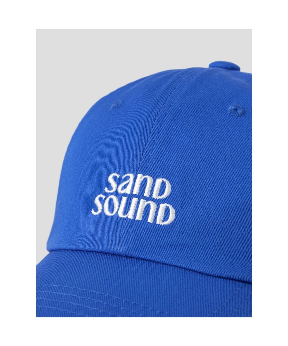 샌드 사운드(SAND SOUND) (UNISEX) 스몰로고 볼캡  블루