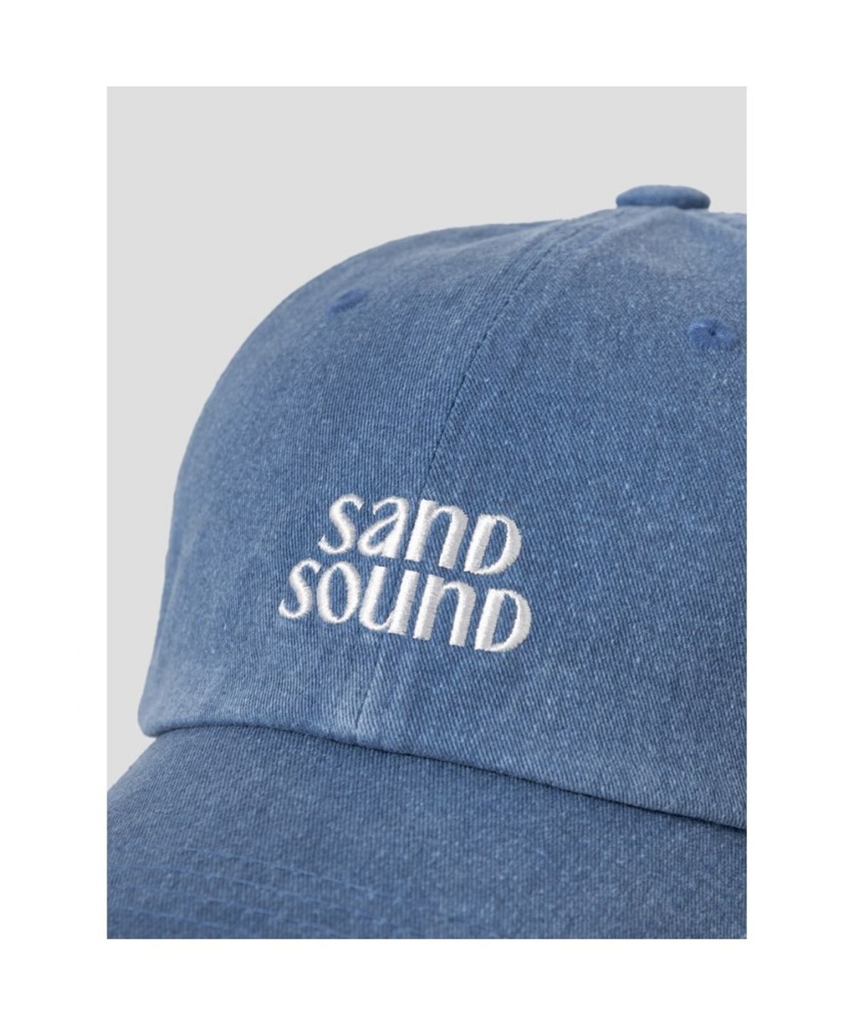 샌드 사운드(SAND SOUND) (UNISEX) 스몰로고 볼캡  네이비