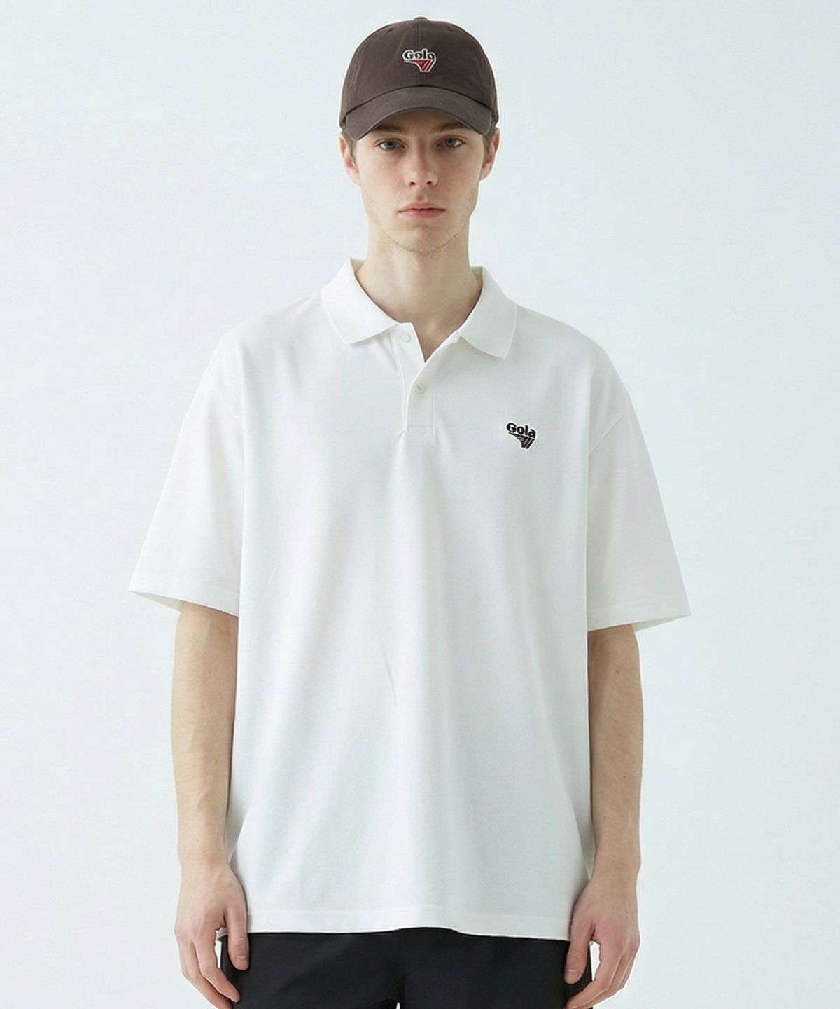 골라(GOLA) ESSENTIAL POLO SHIRT [WHITE]