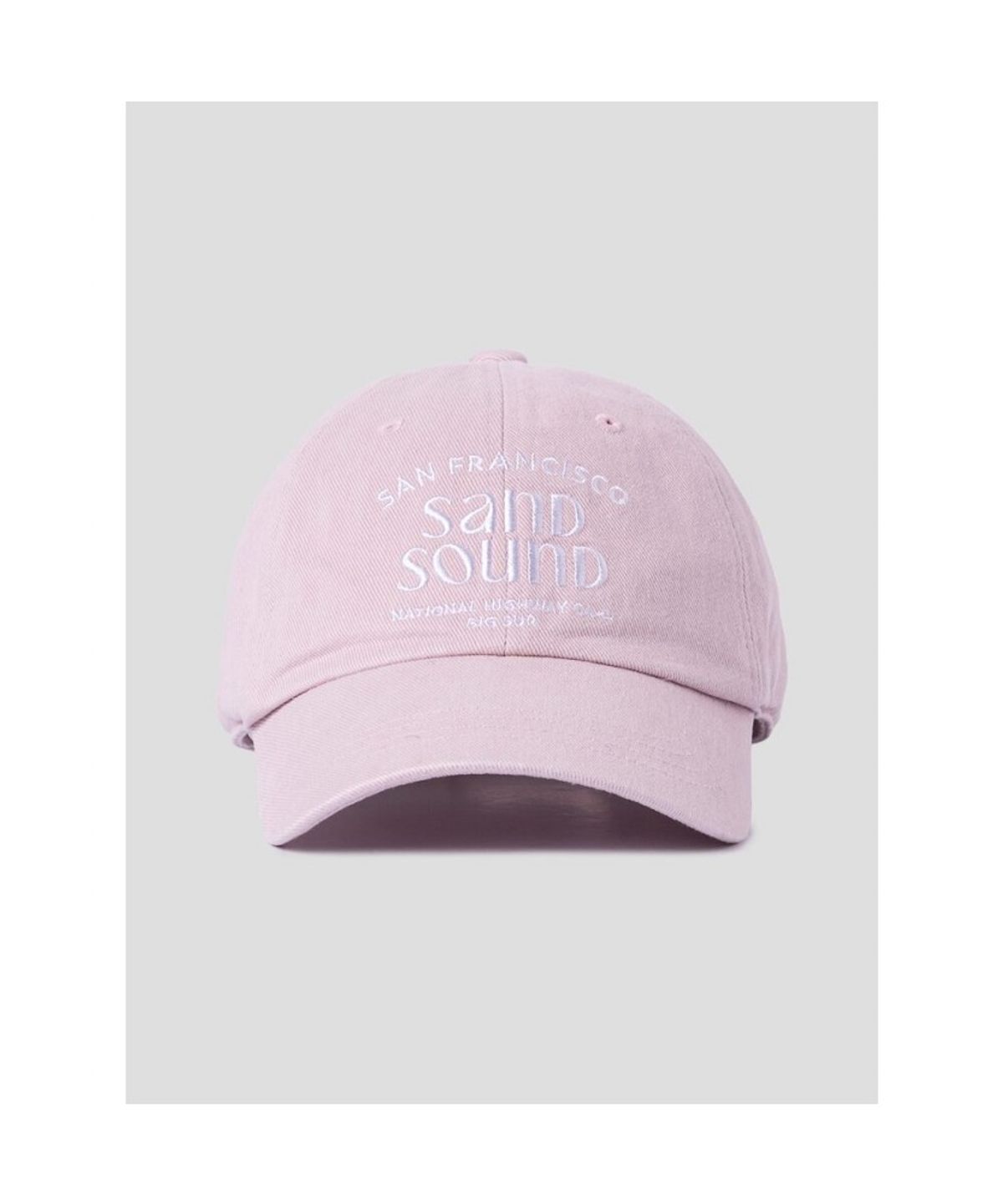 샌드 사운드(SAND SOUND) (UNISEX) San Francisco Logo Cap  light pink