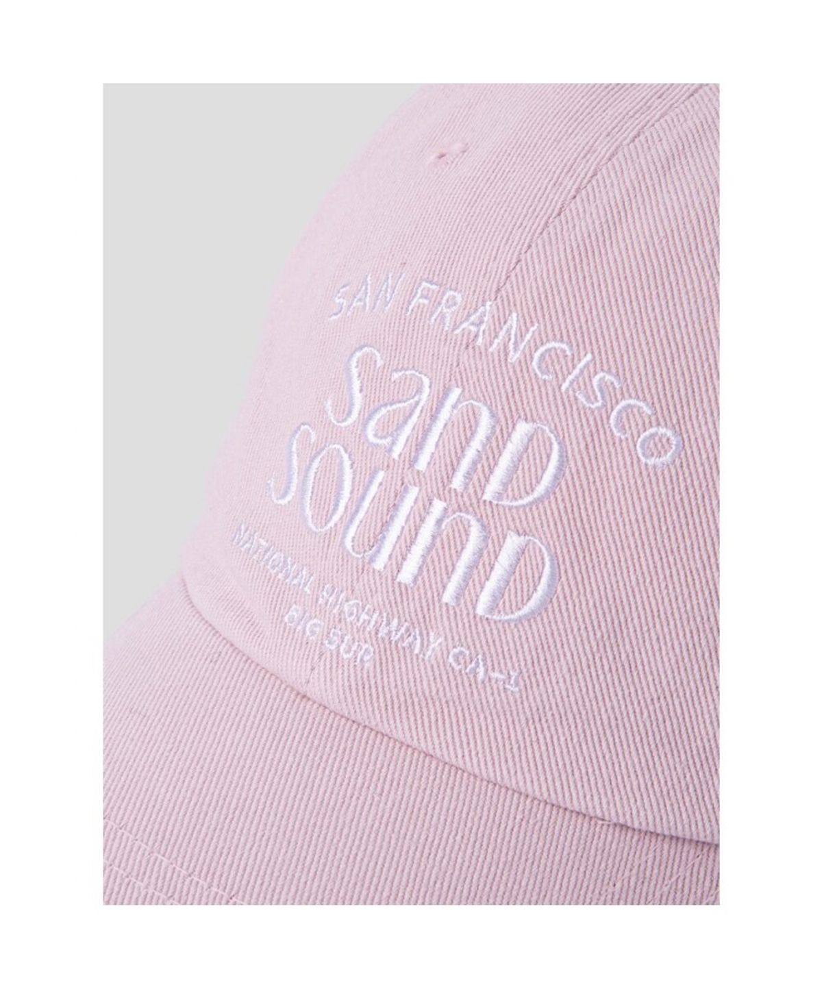 샌드 사운드(SAND SOUND) (UNISEX) San Francisco Logo Cap  light pink