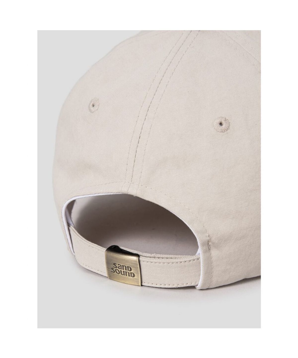 샌드 사운드(SAND SOUND) (UNISEX) Carwash Embroidery Ballcap  Beige