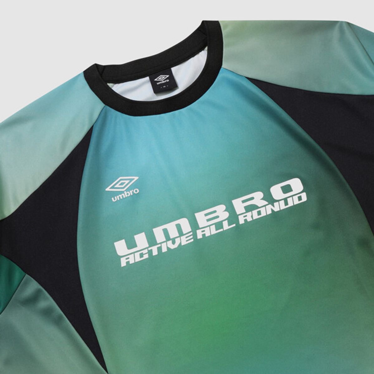 엄브로(UMBRO) 올라운드 기능성 반팔 게임 셔츠 그린 UR121SRS39