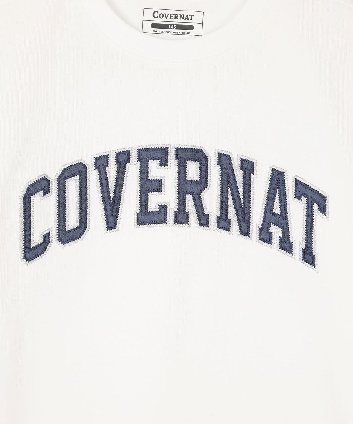 커버낫 키즈(COVERNAT KIDS) 아치로고 티셔츠 화이트 CK2602ST07WH