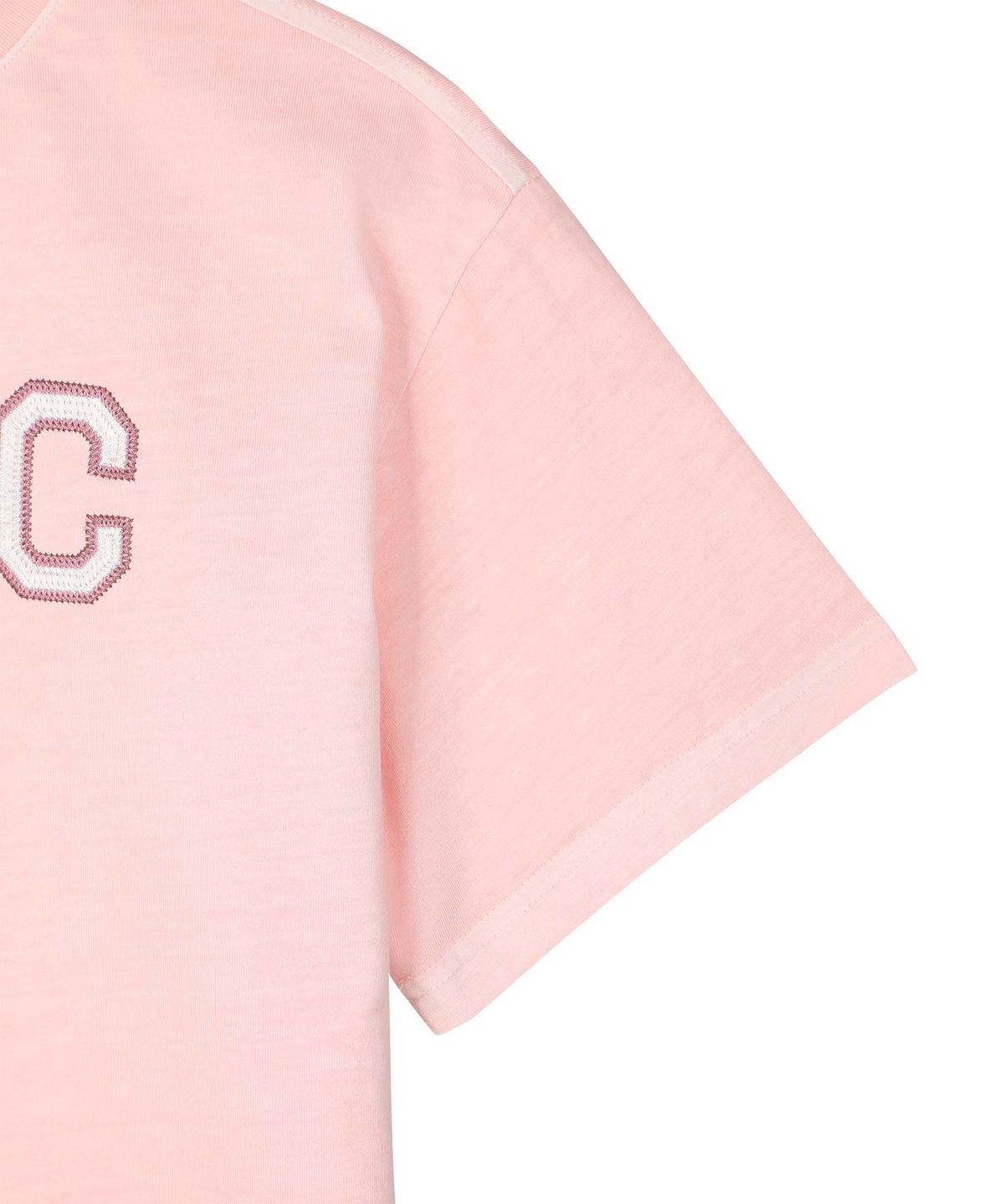 커버낫 키즈(COVERNAT KIDS) C로고 피그먼트 티셔츠 핑크 CK2602ST05PI