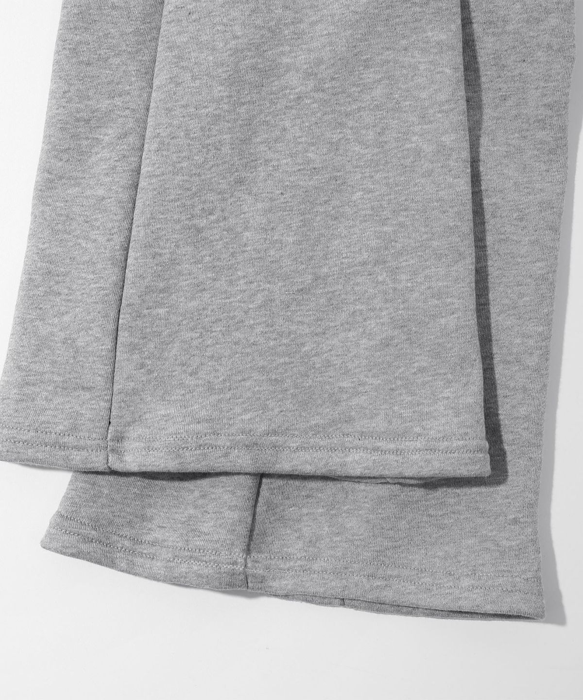 키지코(KIJIKO) ke611-Bootcut Skirt Pants Melange Gray