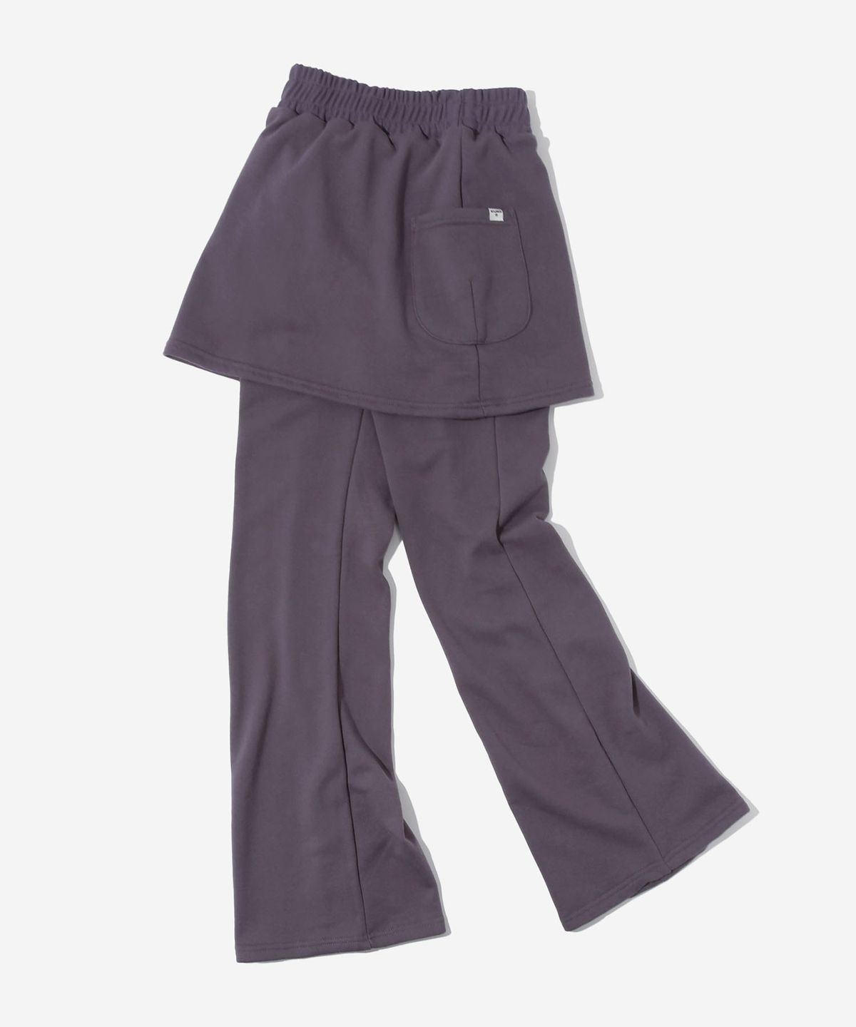 키지코(KIJIKO) ke611-Bootcut Skirt Pants Purple
