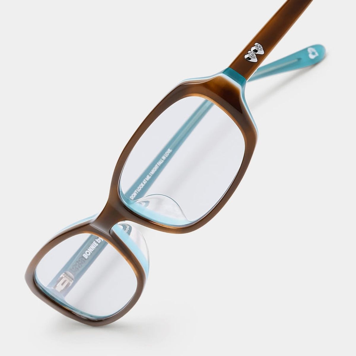 보니 클라이드(BONNIE CLYDE) 블론디 Blondie Layered Teal Demi & Clear