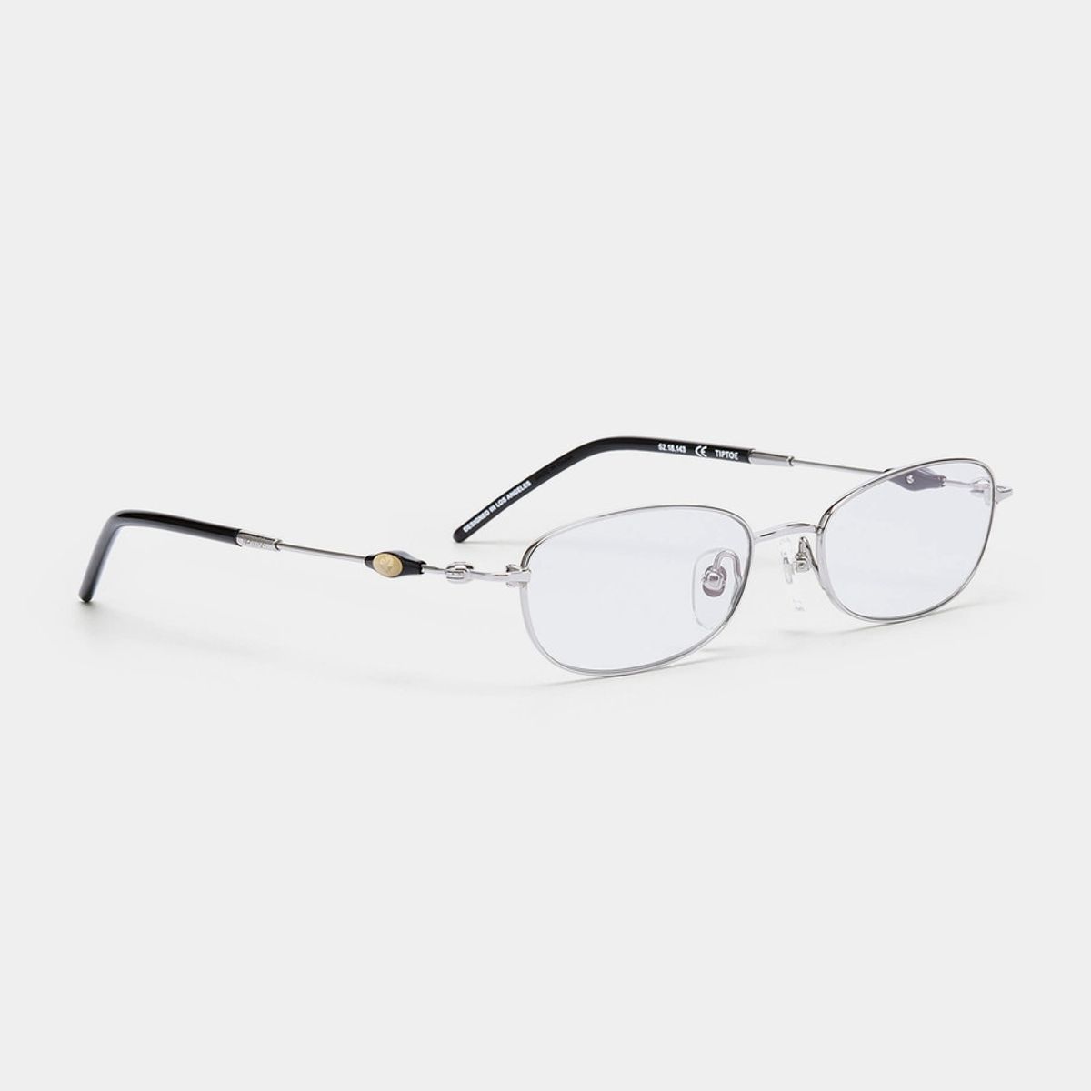 보니 클라이드(BONNIE CLYDE) 팁토 Tiptoe Silver Black & Clear Lens