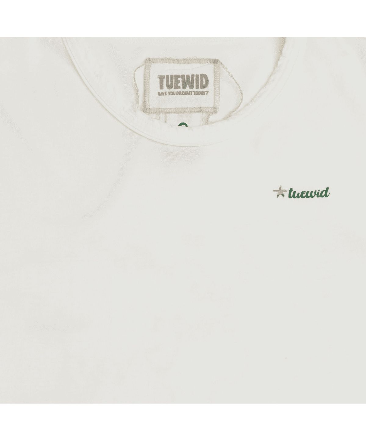 투위드(TUEWID) Tuewid summer shake souvenir tee in white