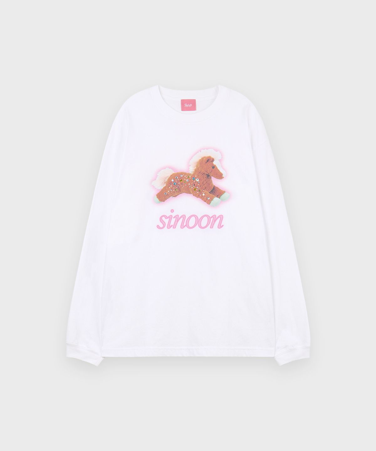 시눈(SINOON) Horse Beads Long Sleeve (White)