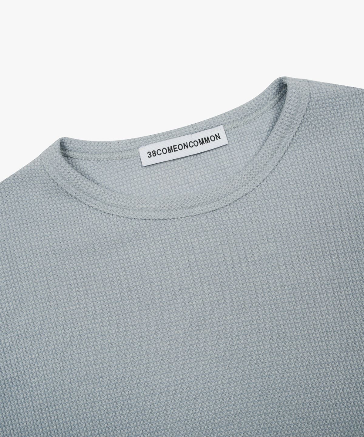 38컴온커먼(38COMEONCOMMON) Waffle Regular Long Sleeve (Sky Blue)