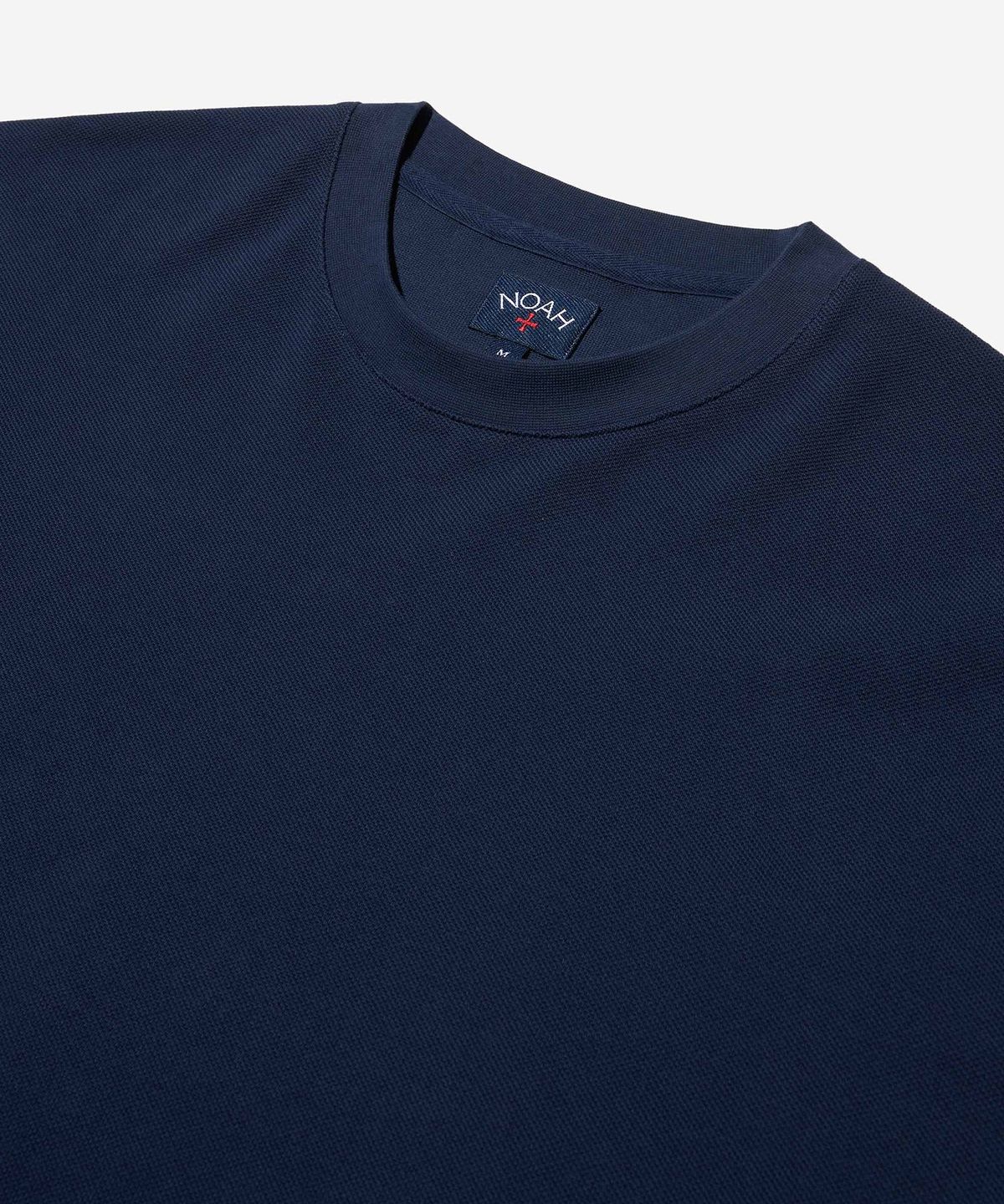 노아(NOAH) (U) 롱 슬리브 피케 탑 네이비 LONG SLEEVE PIQUE TOP NAVY