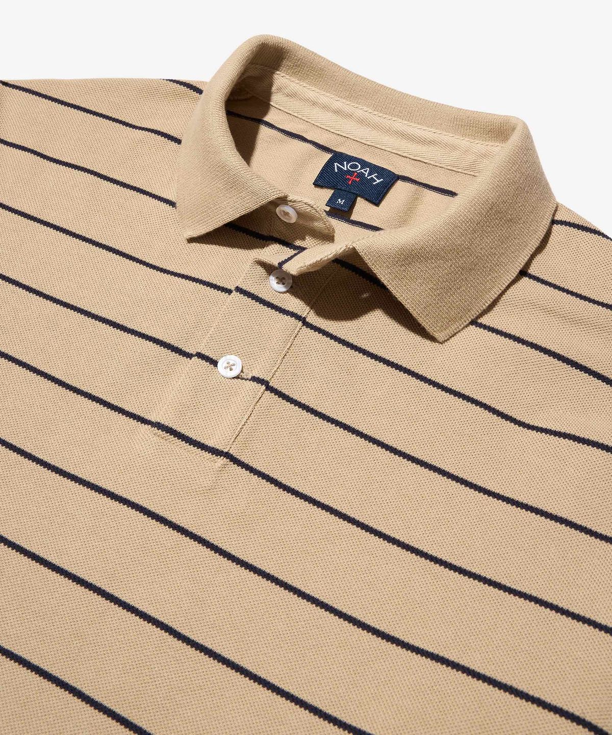 노아(NOAH) (U) 롱 슬리브 피케 폴로 카키 LONG SLEEVE PIQUE POLO KHAKI/NAVY
