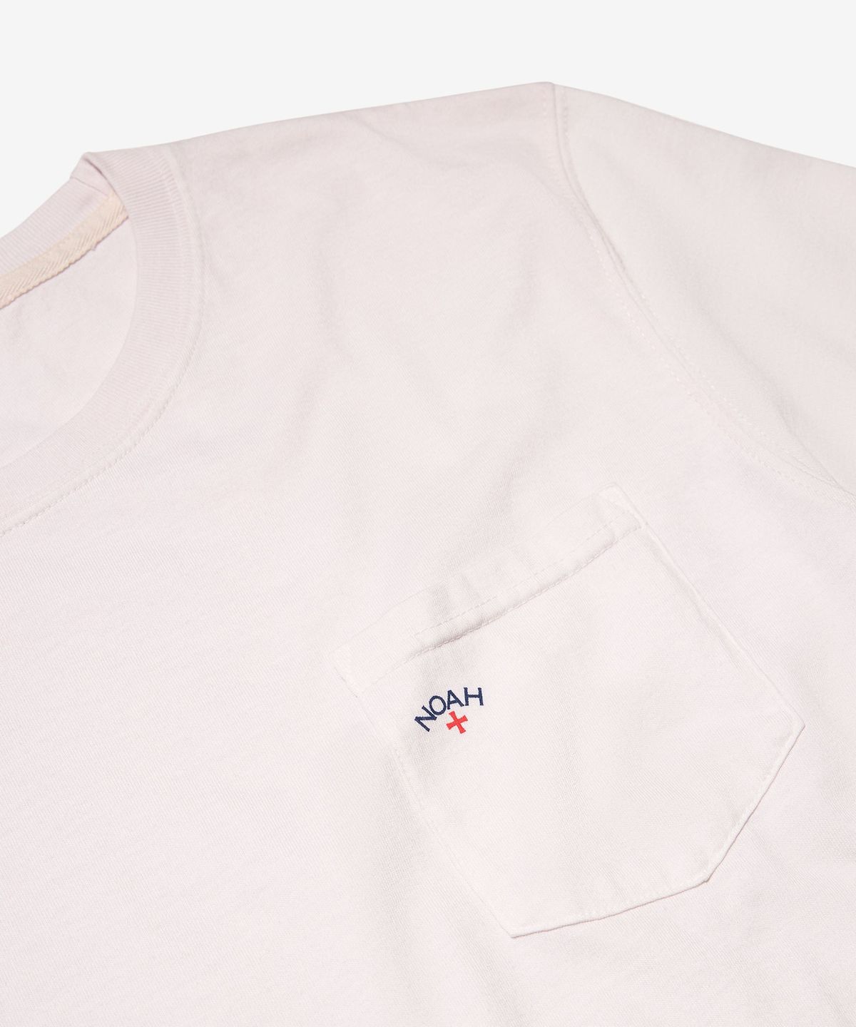 노아(NOAH) (U) 코어 로고 포켓 티 라이트 핑크 CORE LOGO POCKET TEE LIGHT PINK