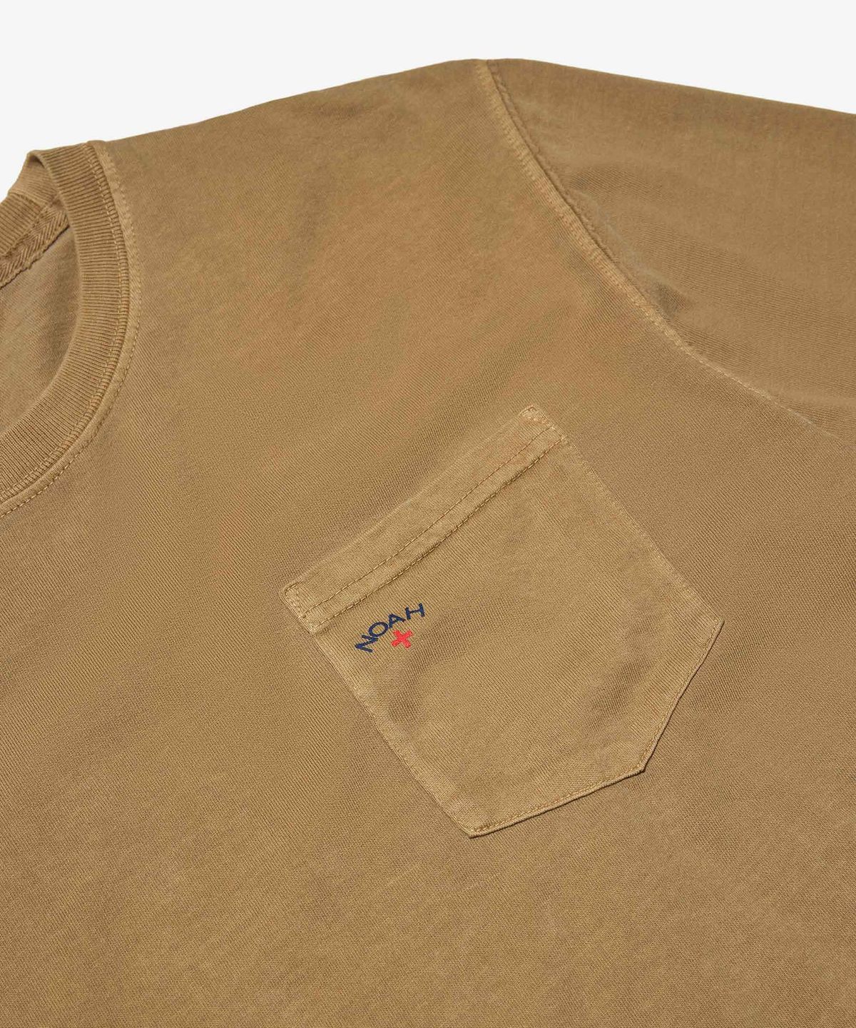 노아(NOAH) (U) 코어 로고 포켓 티 카키 CORE LOGO POCKET TEE KHAKI