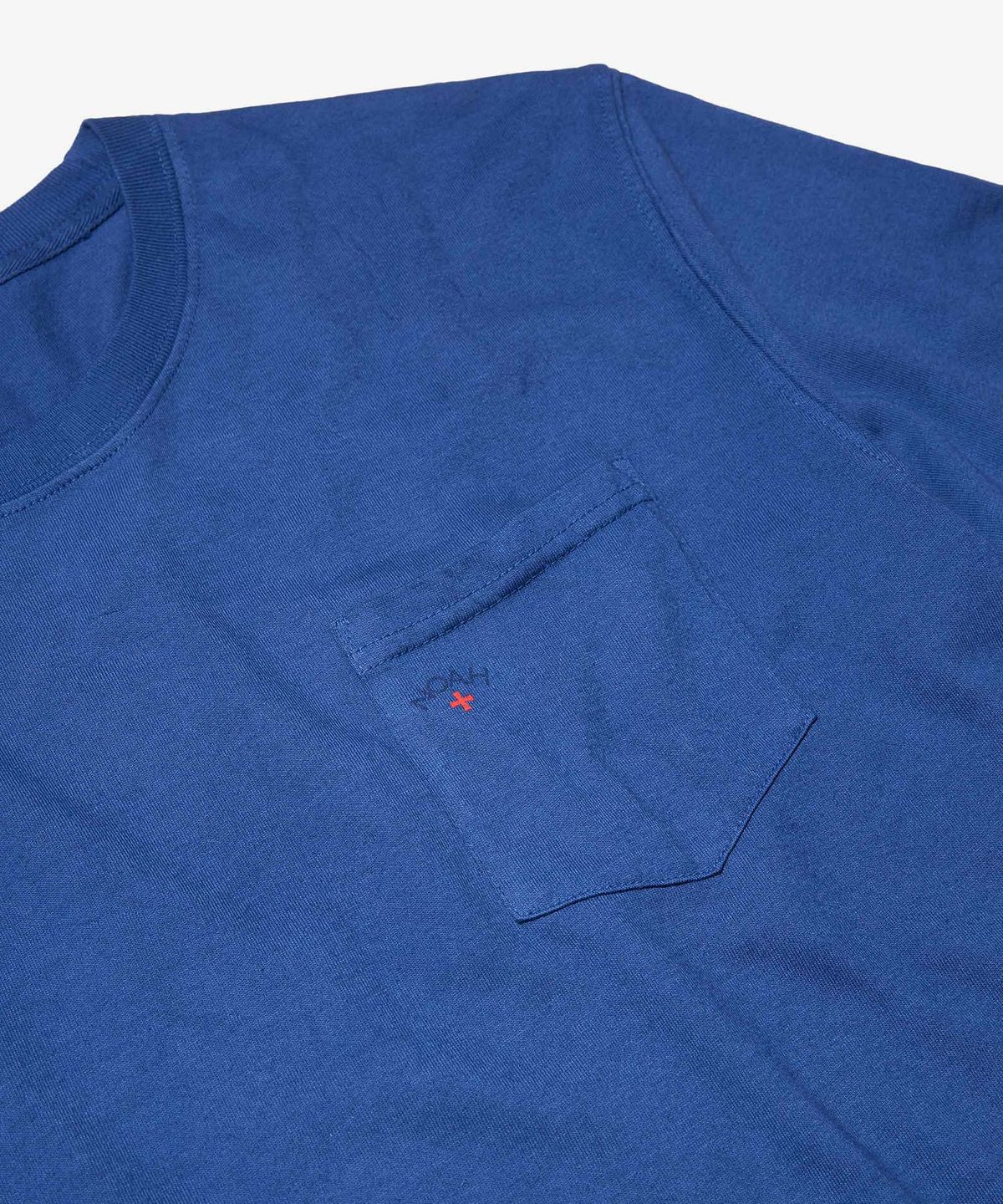 노아(NOAH) (U) 코어 로고 포켓 티 이브 블루 CORE LOGO POCKET TEE YVES BLUE