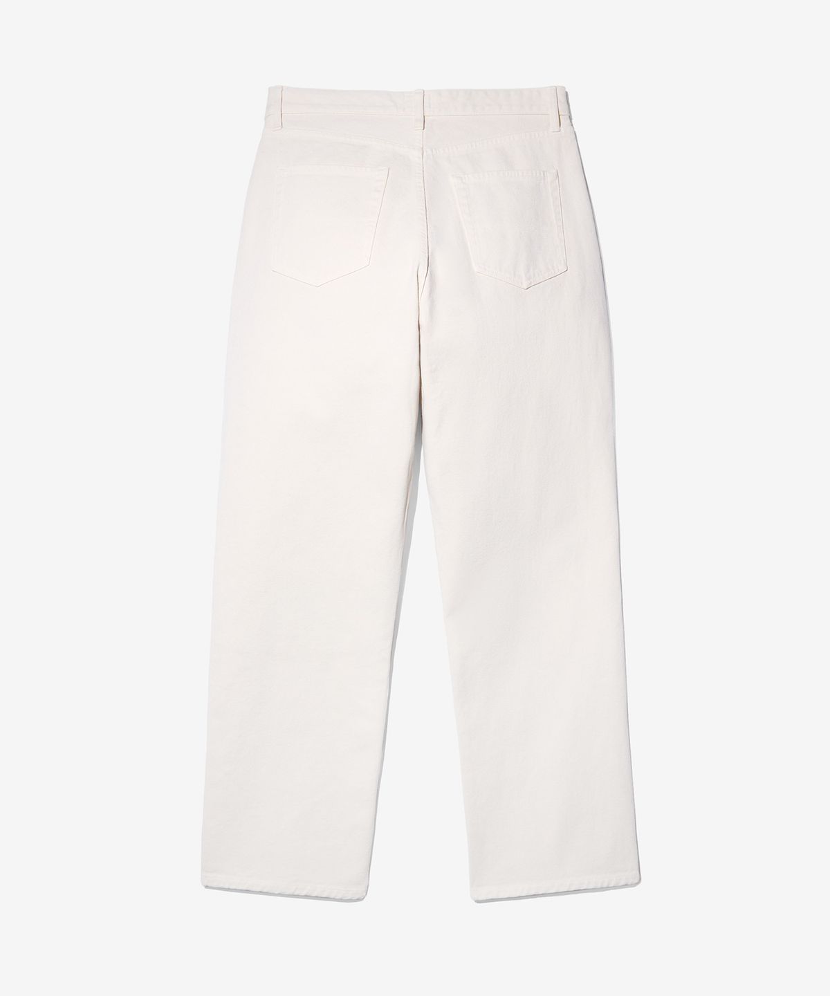 노아(NOAH) (U) 브러시드 플리츠 진 내추럴 BRUSHED COTTON PLEATED JEANS NATURAL