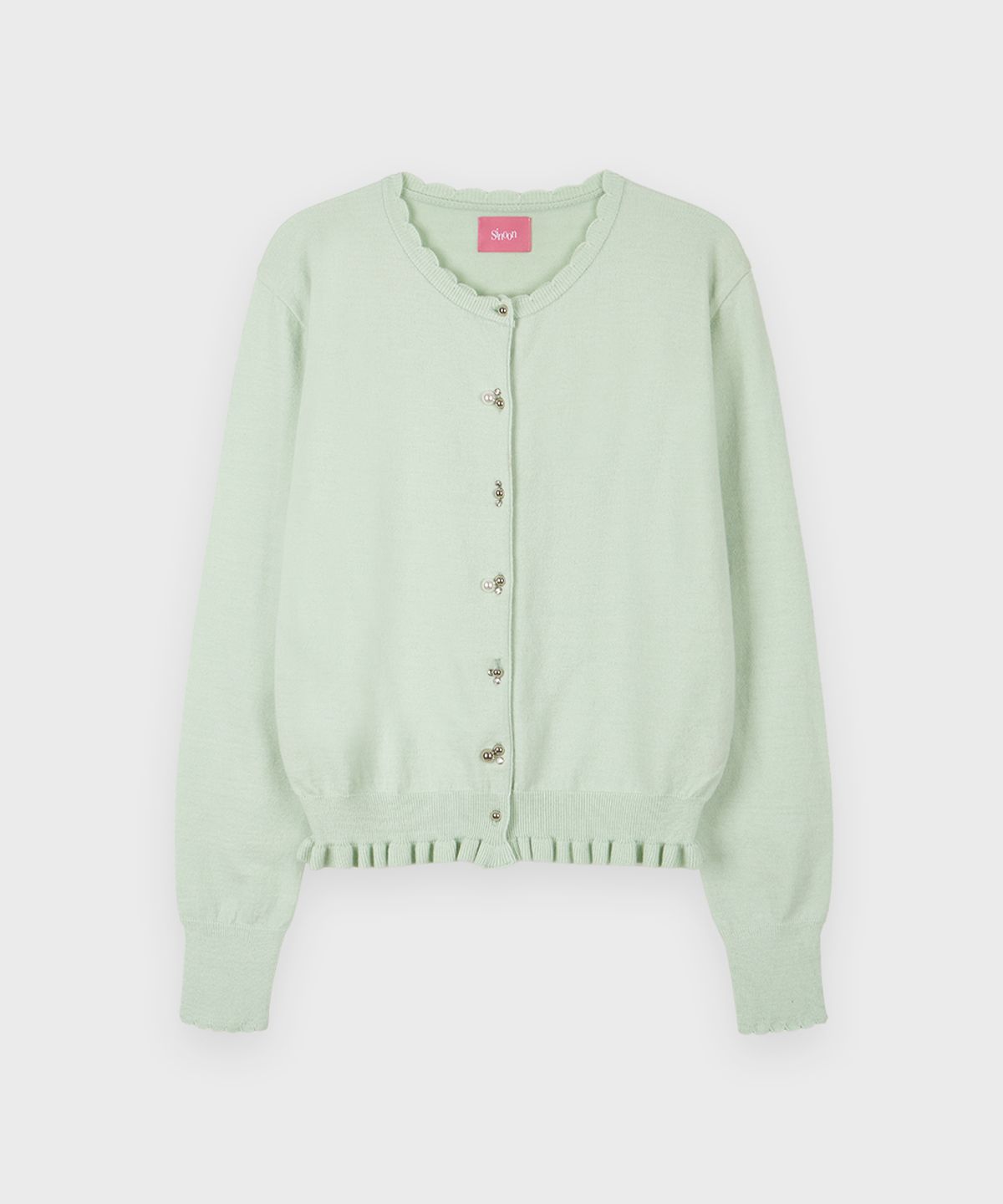 시눈(SINOON) Silver Pebble Cardigan (Mint)