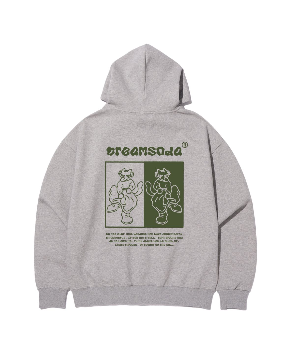 크림소다랩(CREAM SODA LAB) 스트릿 두들 라인 집업 후드