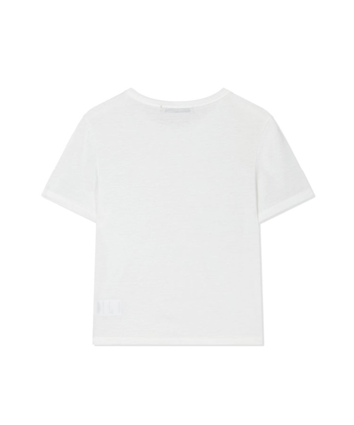 구월십일(GUWOLSIBIL) LACE PATCH SHORT-SLEEVED TOP WHITE