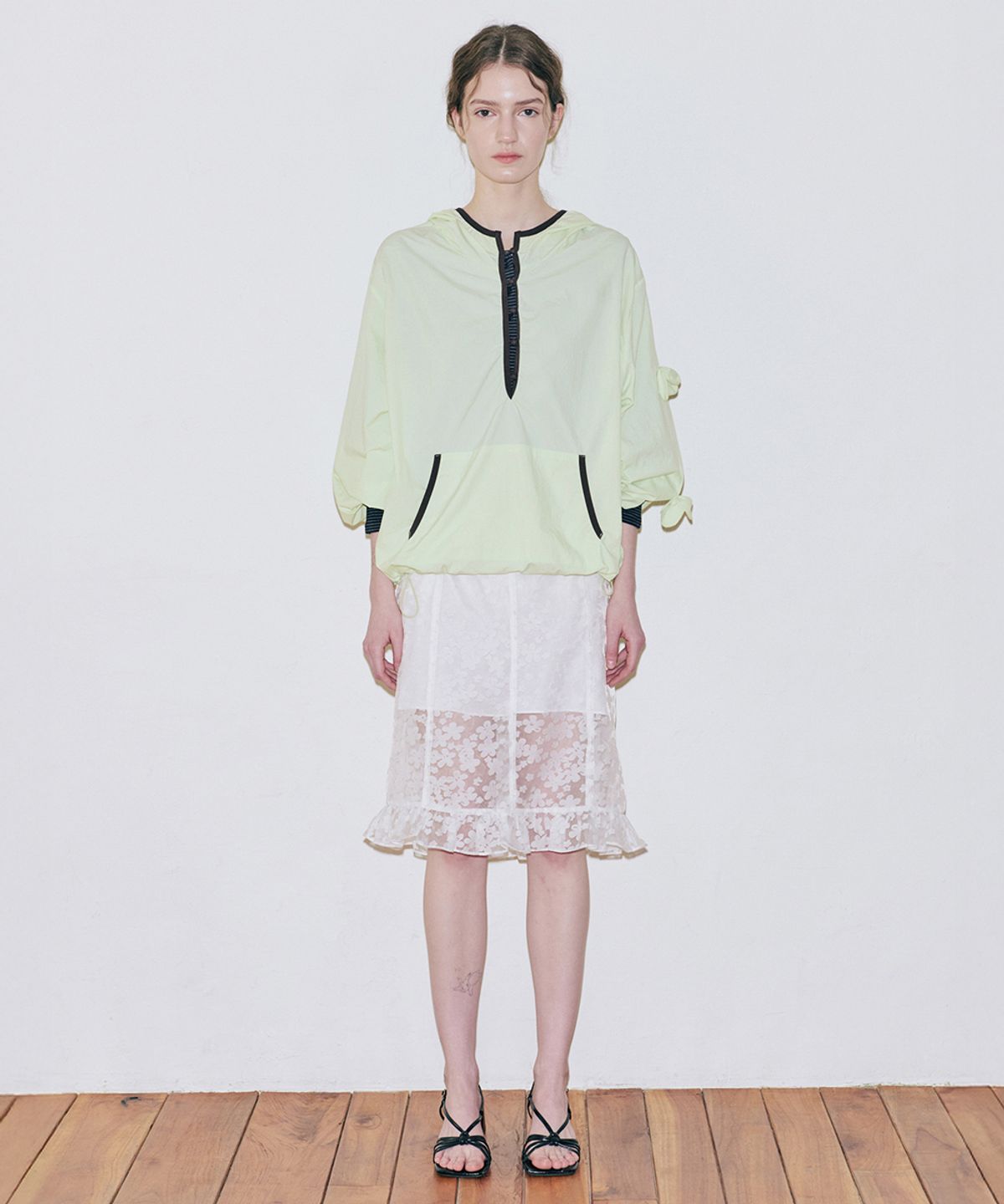 시눈(SINOON) Button Up Volume Jumper (Lime)