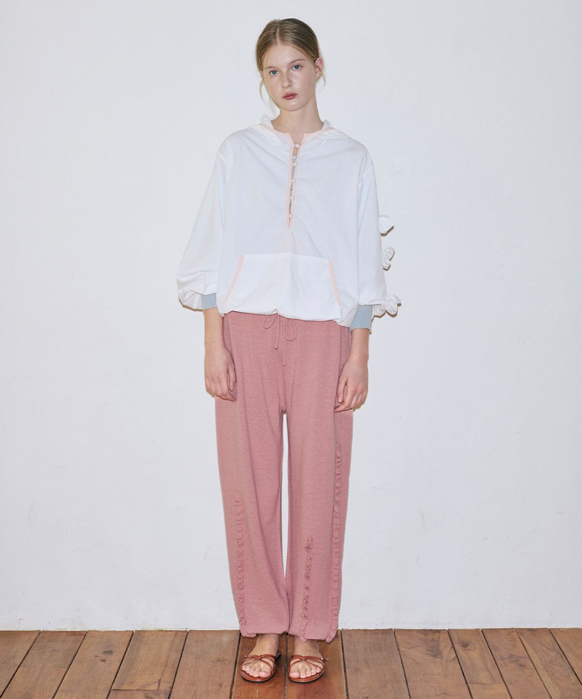 시눈(SINOON) Button Up Volume Jumper (White)