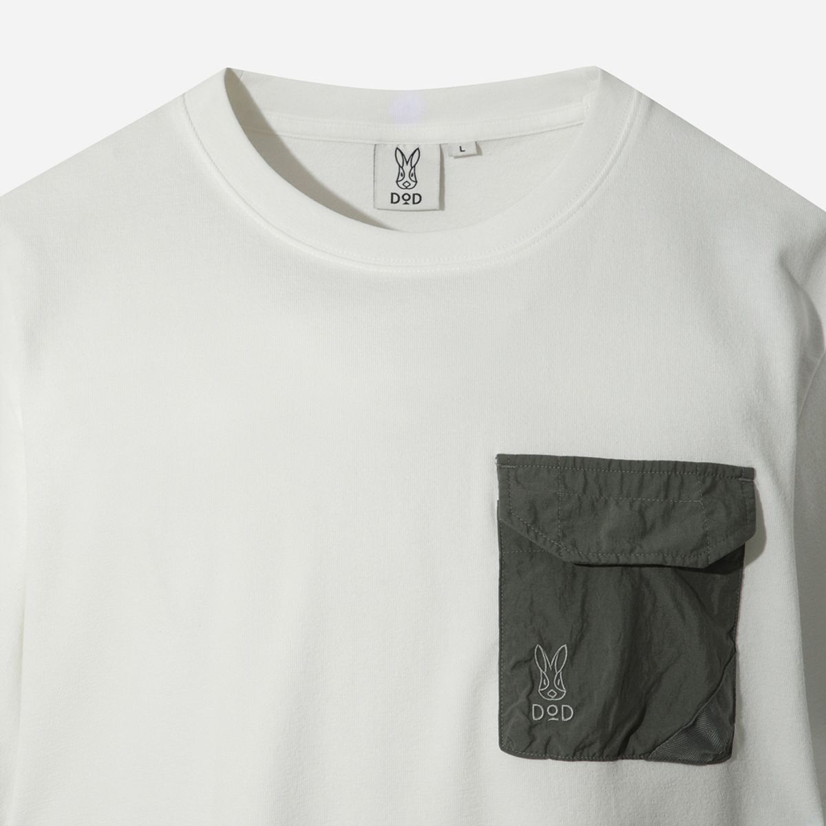 디오디(DOD) 사카나 포켓 반팔 티셔츠 (OFF WHITE 2)