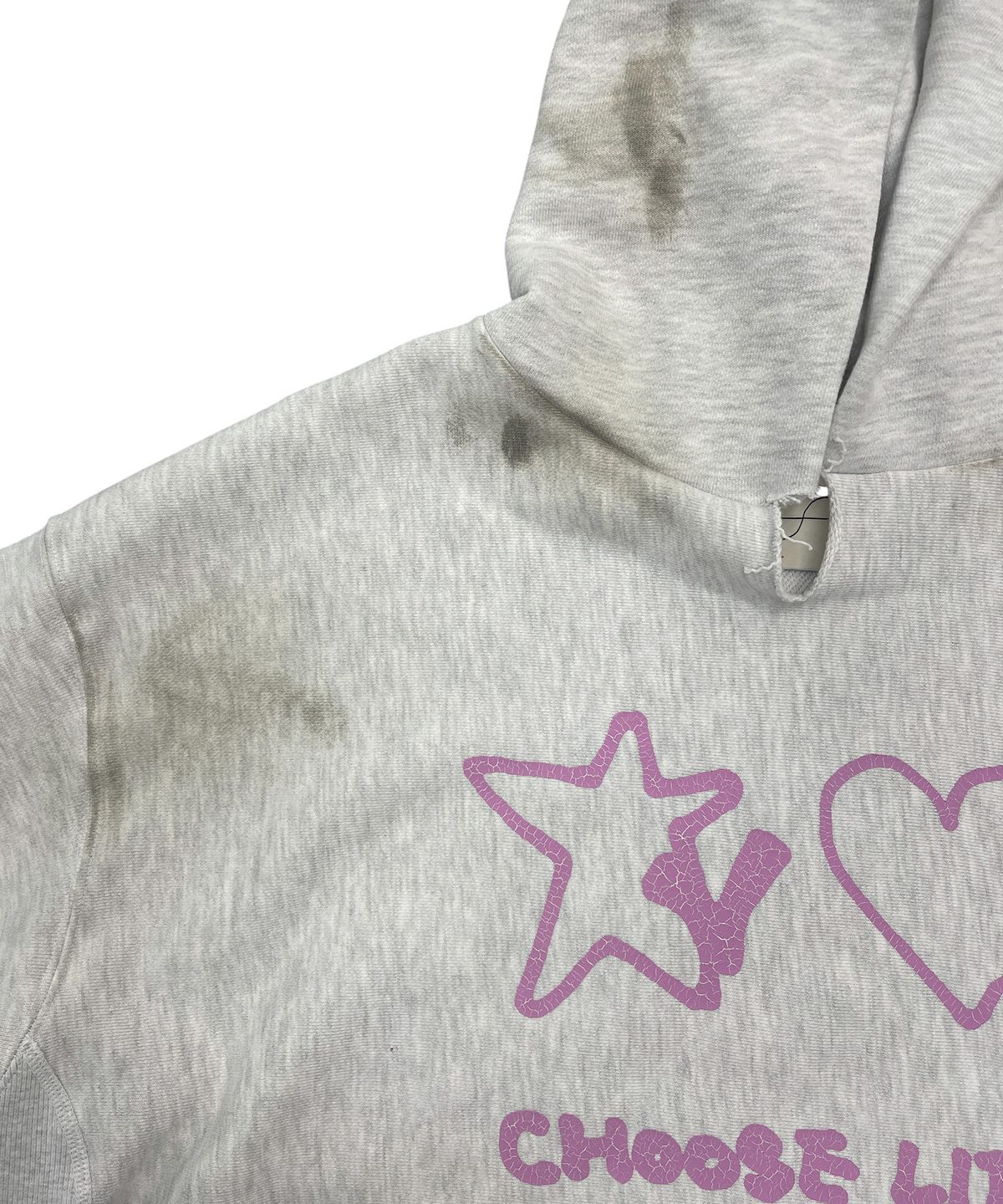 로스트타운서플라이(LOSTTOWNSUPPLY) 추스라이프 후디 라이트 멜란지