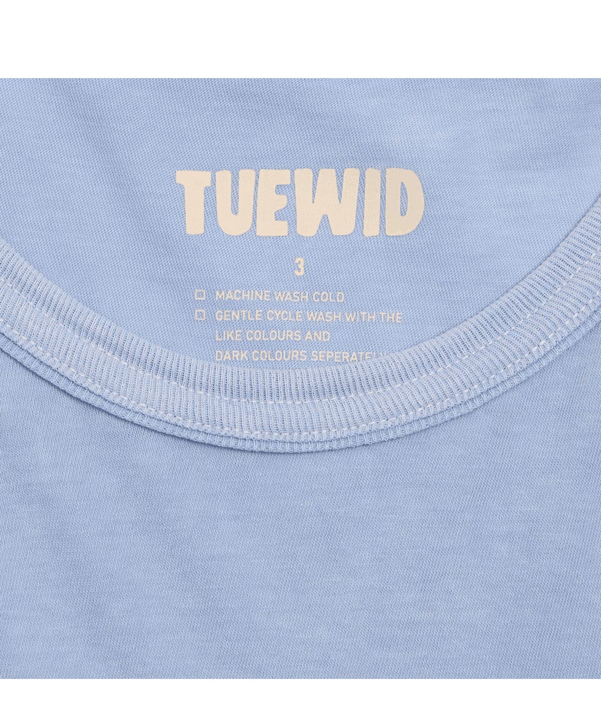 투위드(TUEWID) 24 Starfish souvenir t-shirts in breeze blue