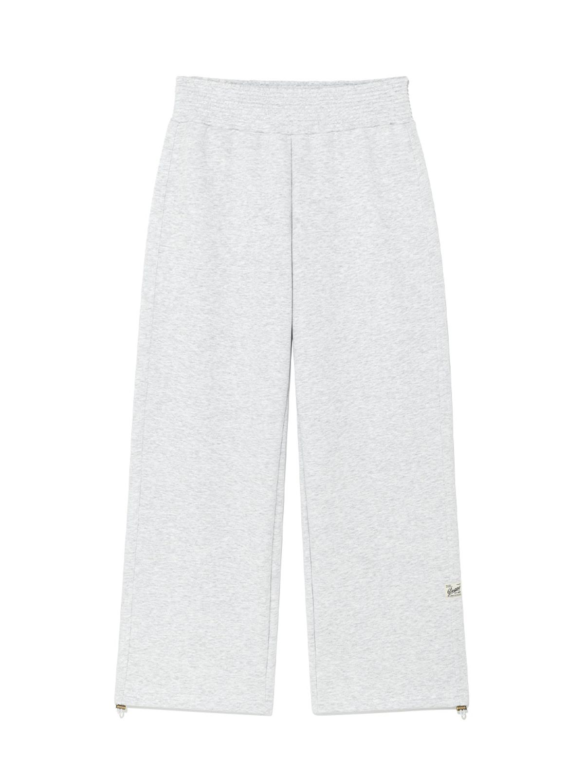 글로니(GLOWNY) NOVA SMOKED STRING PANTS (MELANGE GRAY)