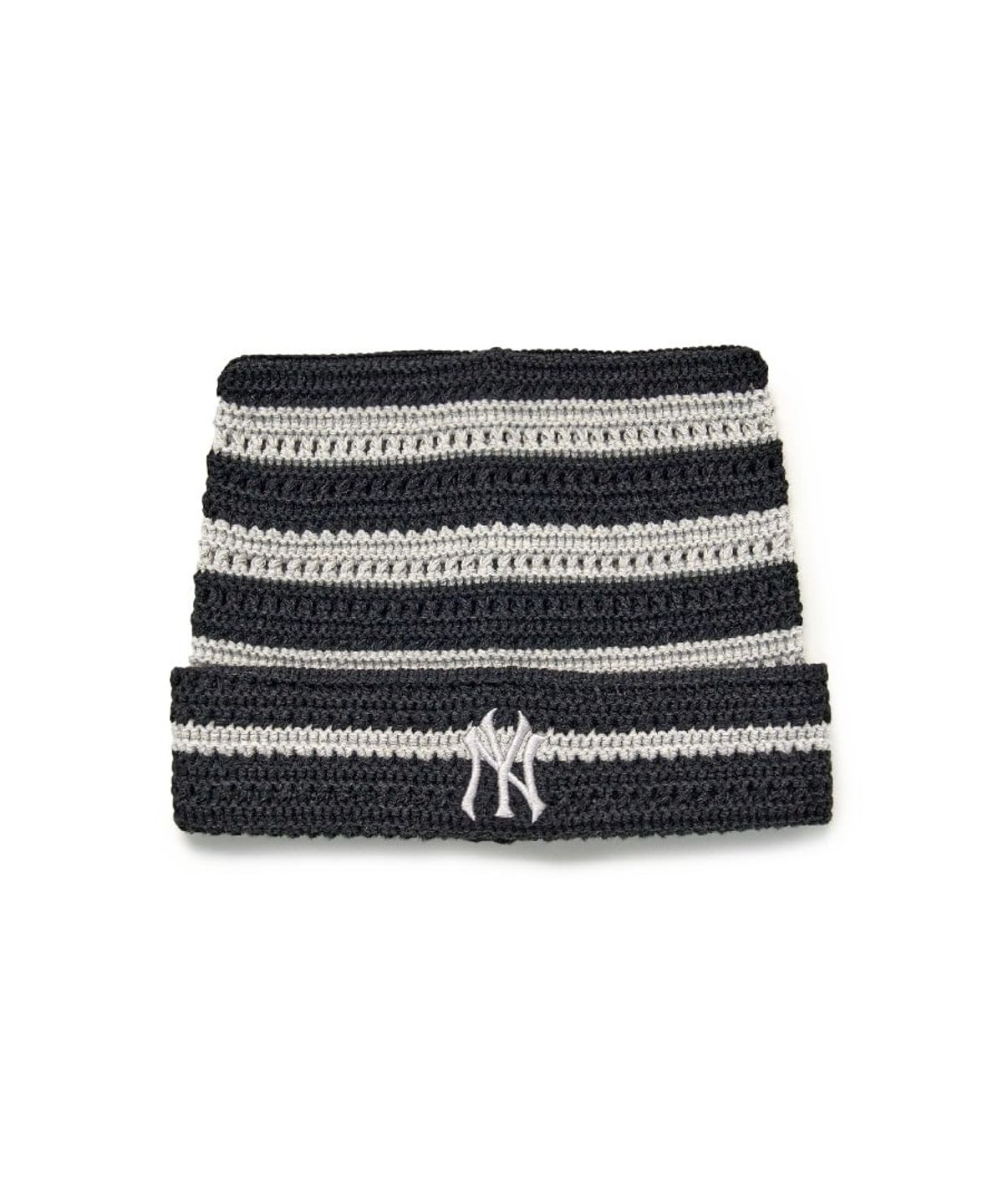 엠엘비(MLB) 썸머 스트라이프 미야옹 비니 NY (Black)